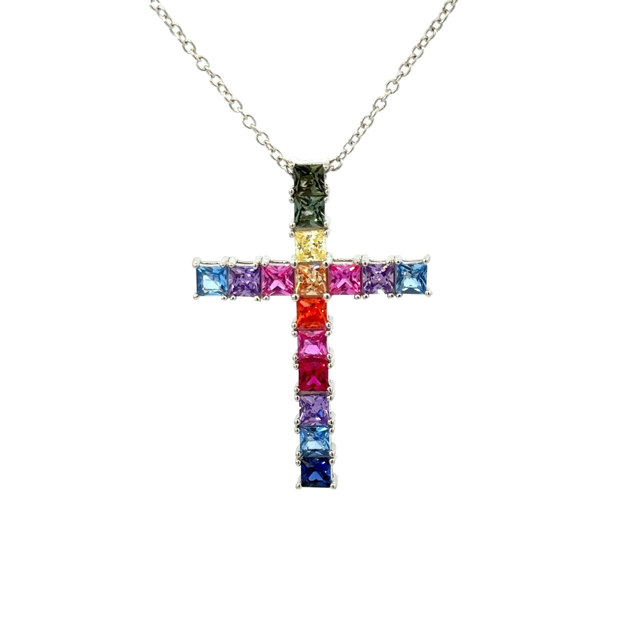 Fancy Silver Cross by Natkina