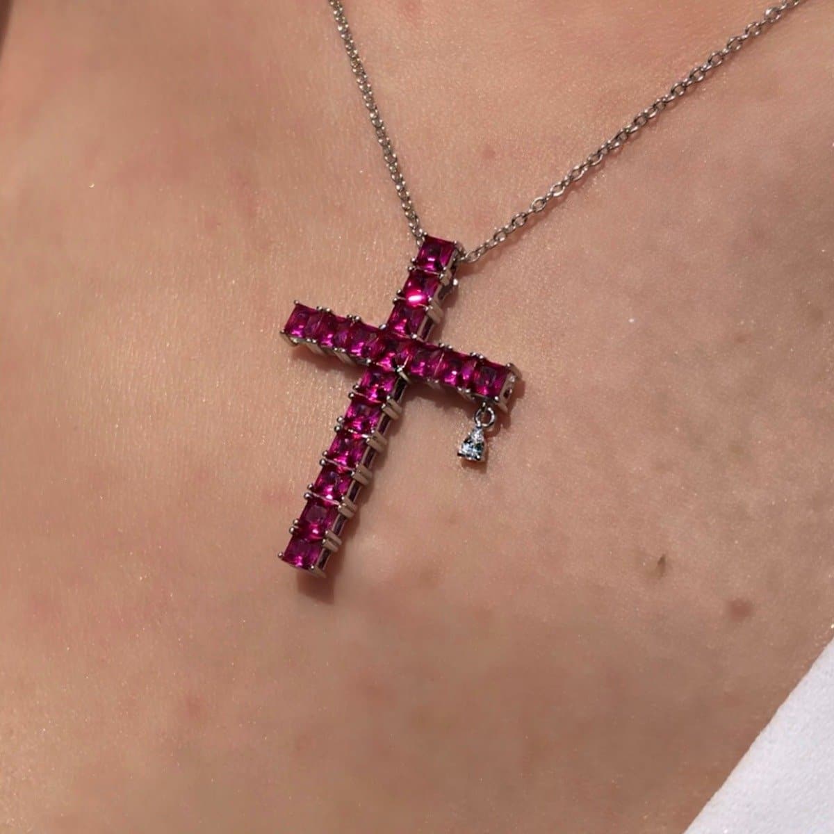 Fancy Silver Cross Kristina by Natkina
