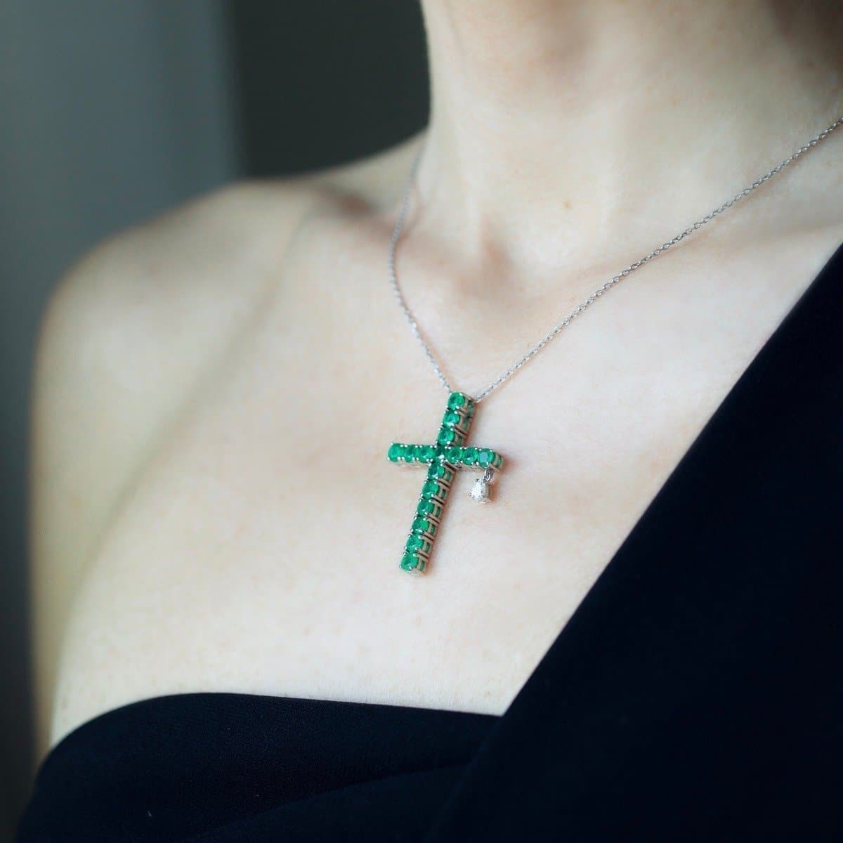 Fancy Silver Cross Kristina by Natkina