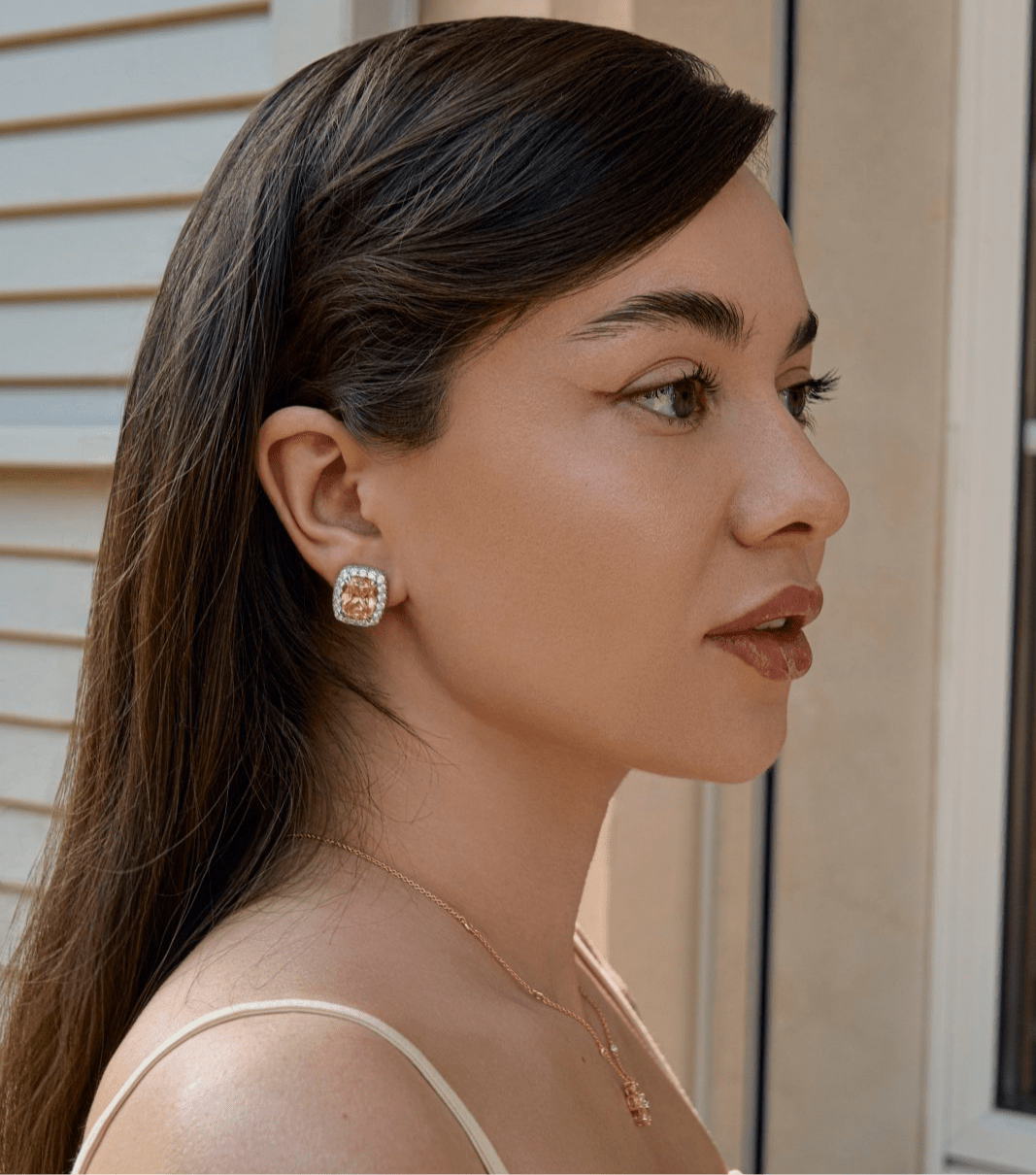 Festive Classy Cushion Cut Earrings by Natkina