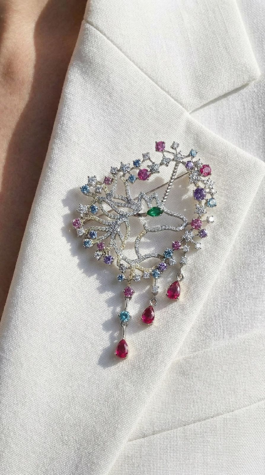 Firework Burst Brooch by Natkina