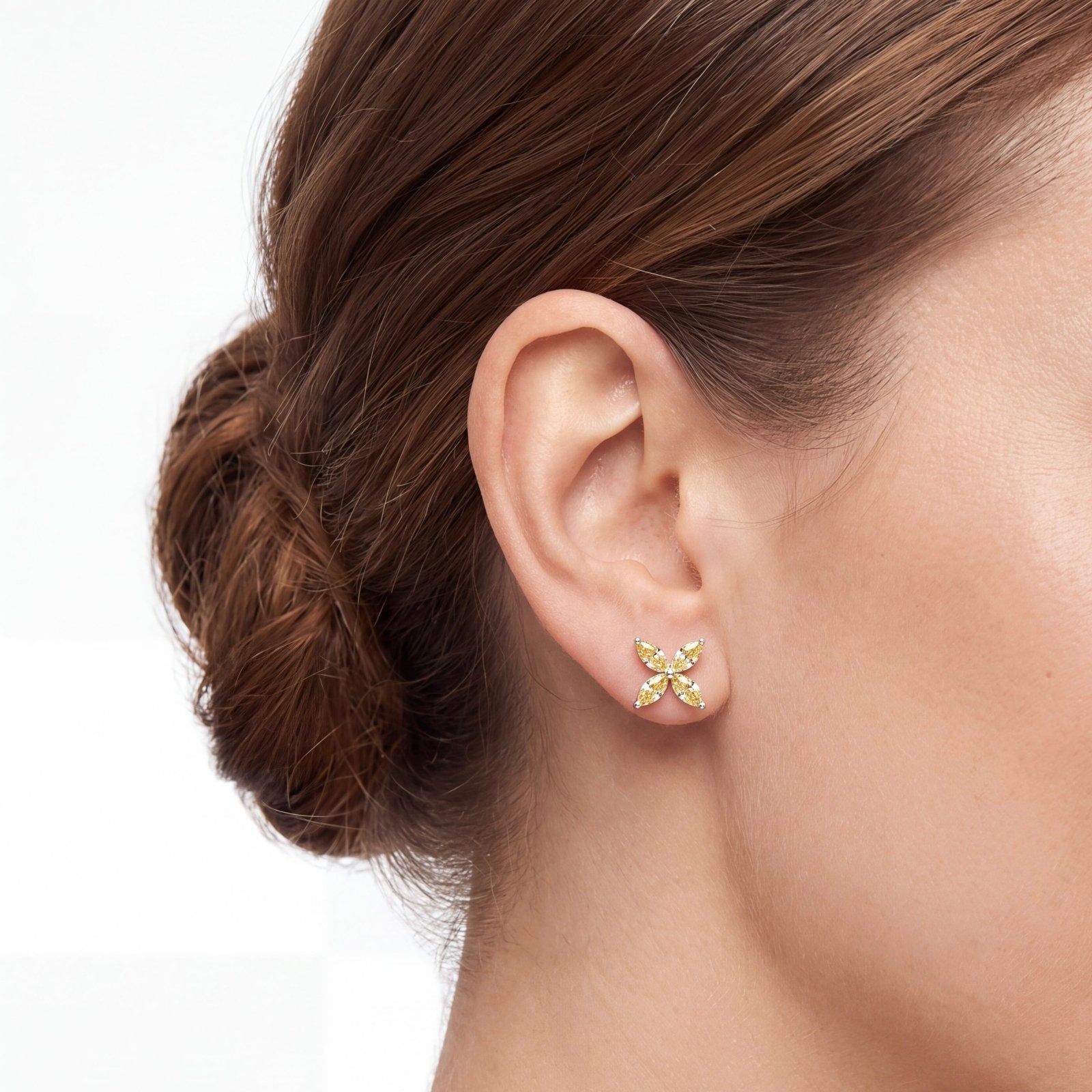 Floral Radiance Studs by Natkina