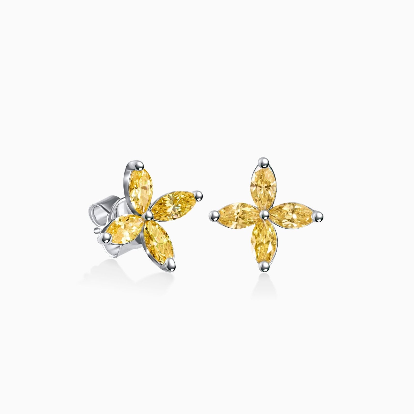 Floral Radiance Studs by Natkina