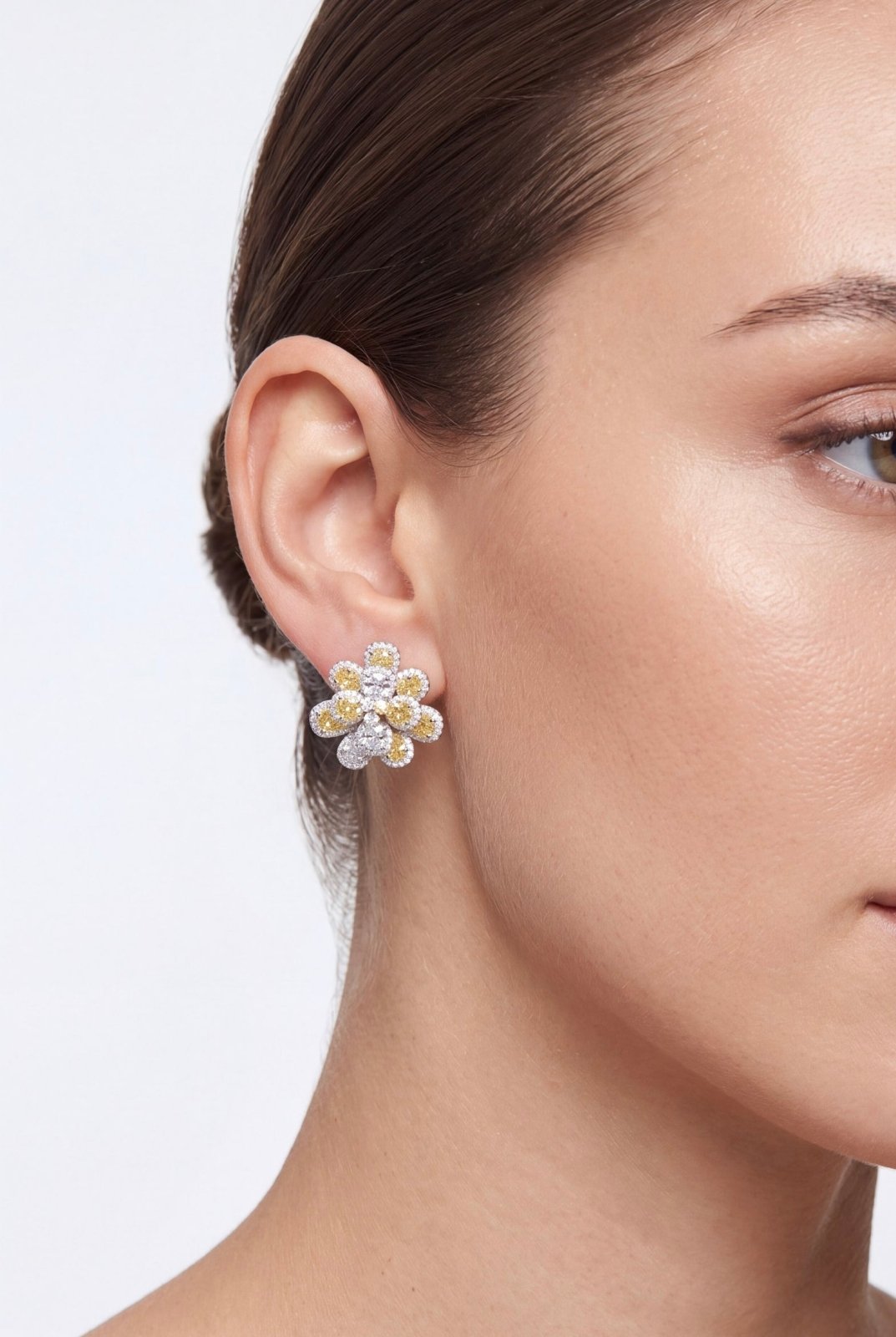 Flower Butter Clip-on Earrings by Natkina