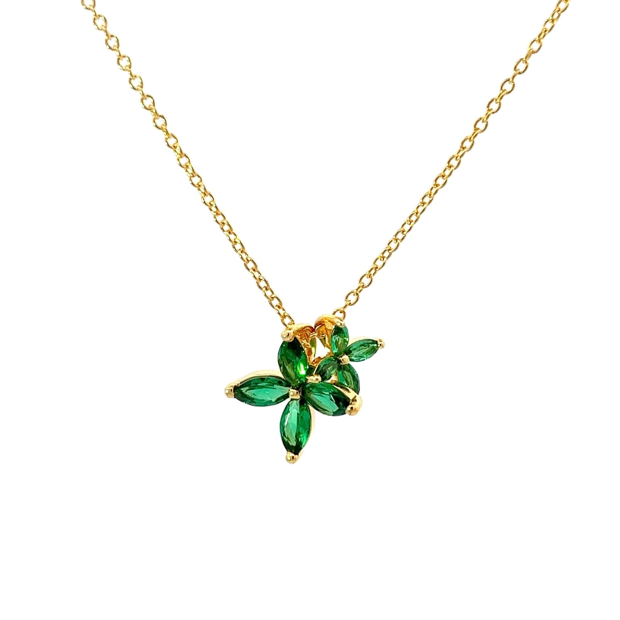 Flower Silver Necklace by Natkina