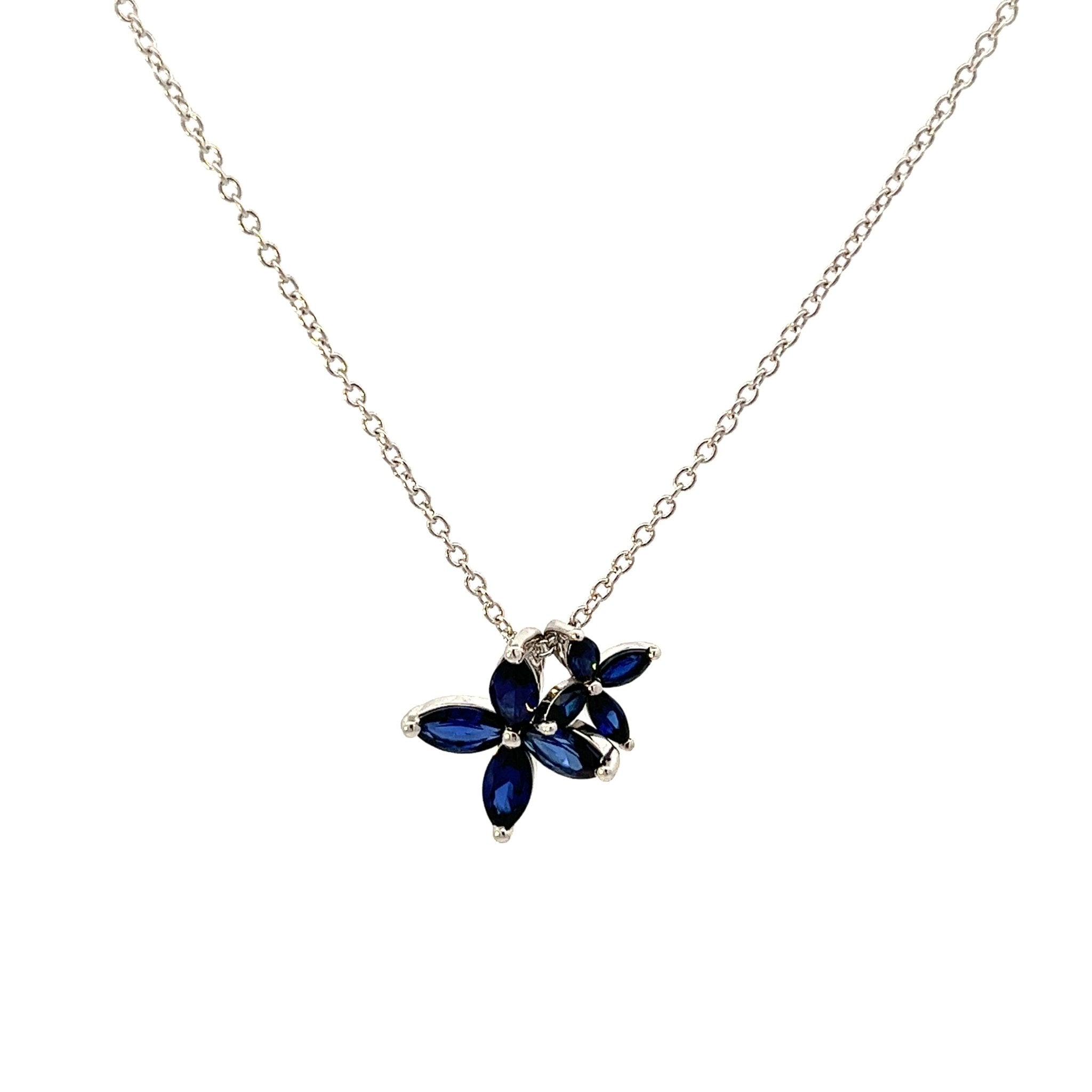 Flower Silver Necklace by Natkina