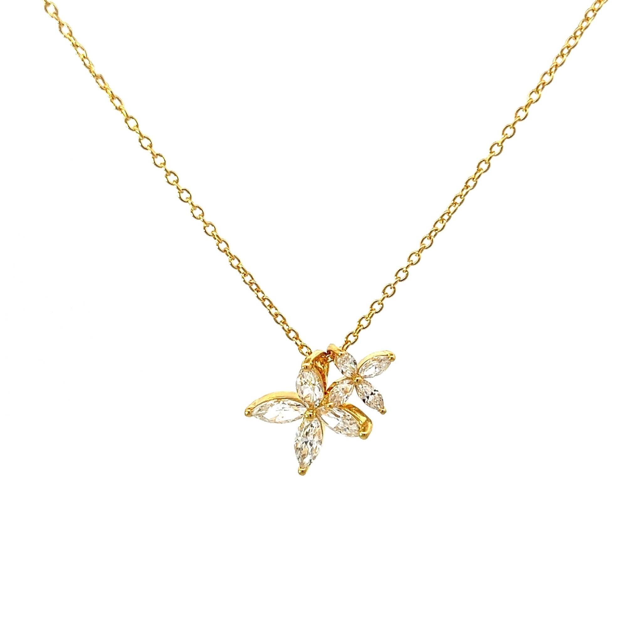 Flower Silver Necklace by Natkina