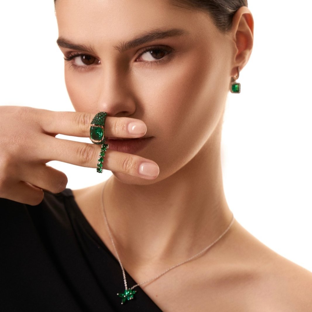 Flower Silver Necklace by Natkina