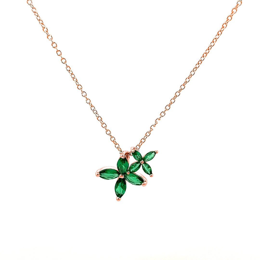 Flower Silver Necklace by Natkina