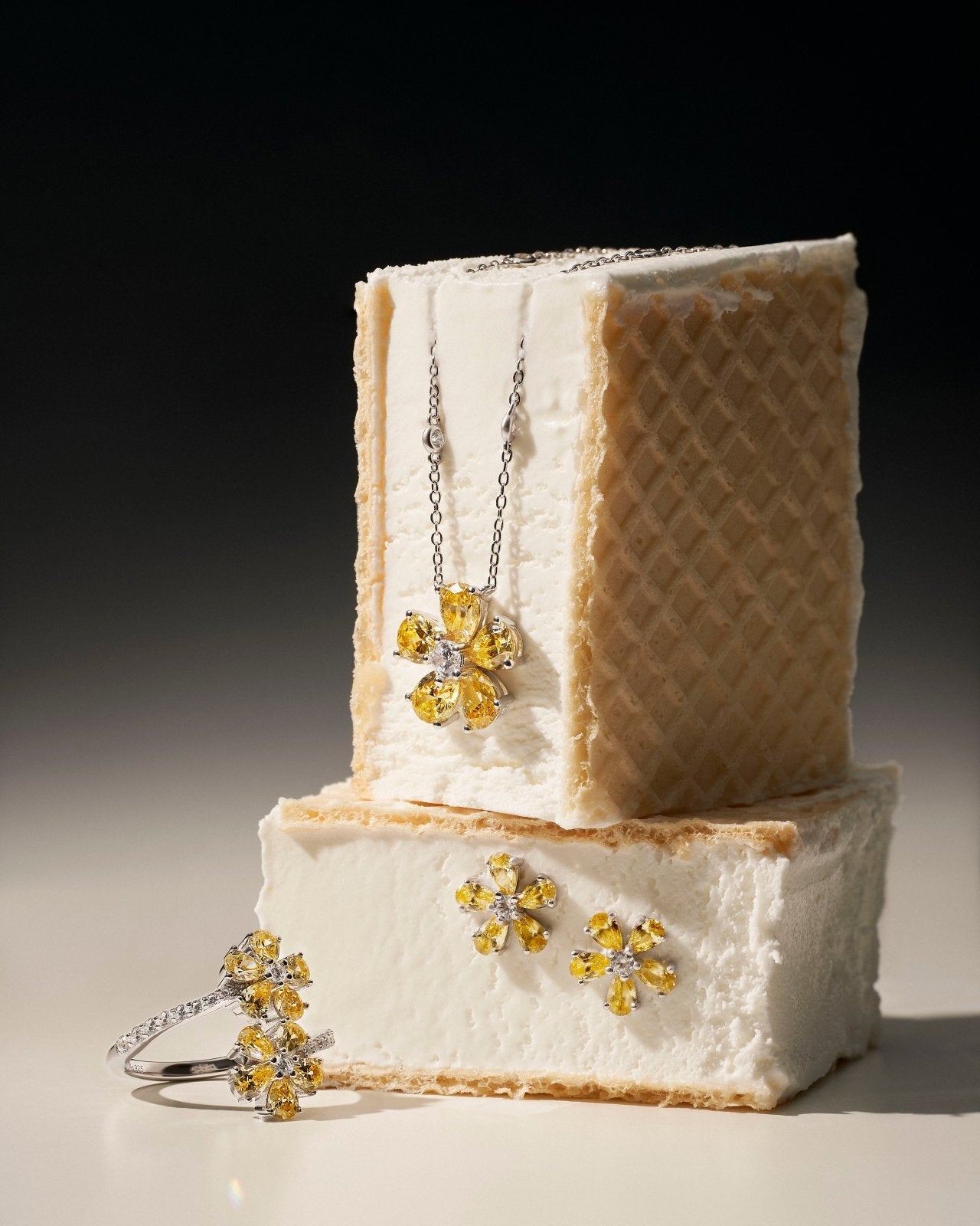 Flower Studs by Natkina