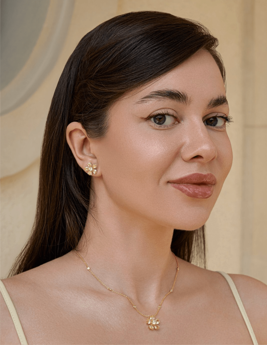 Flower Studs by Natkina