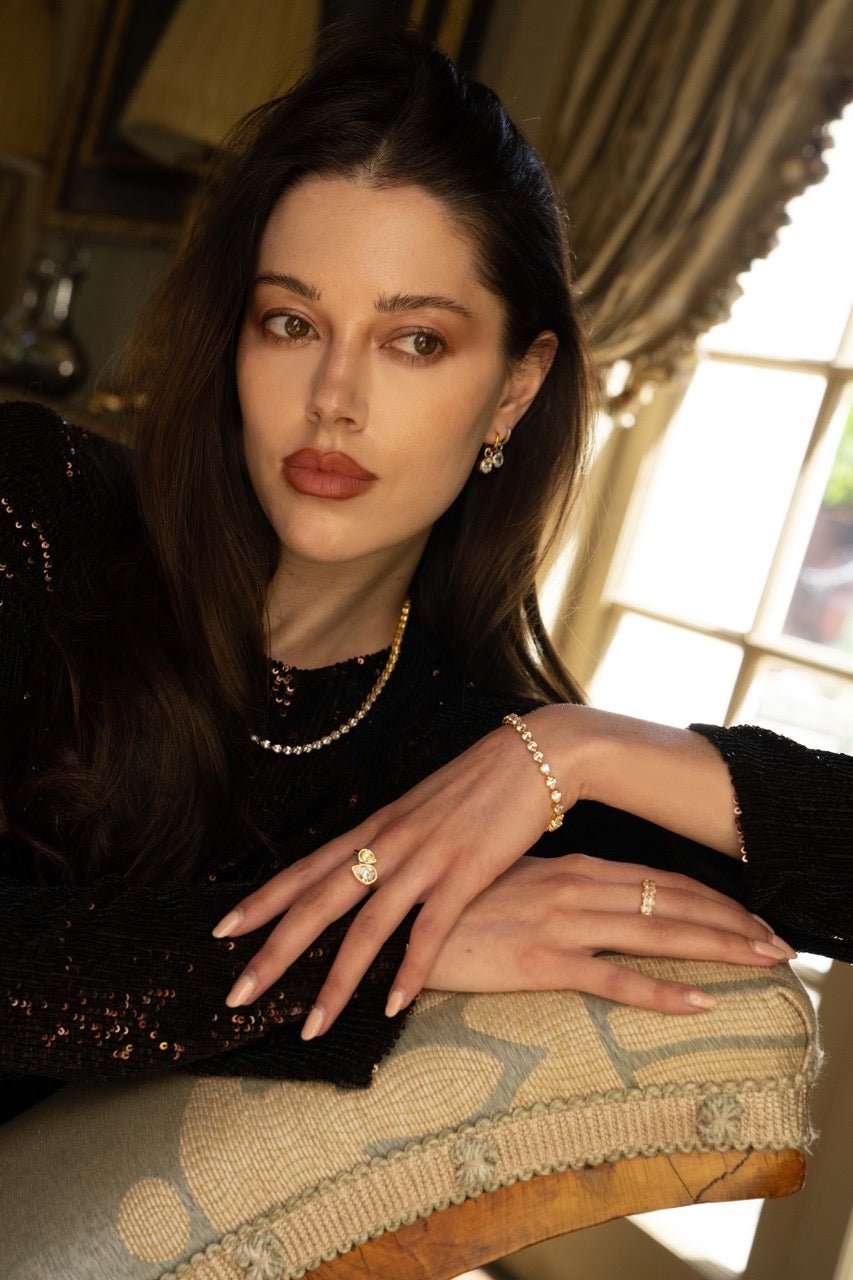 Frosted Teardrop Necklace by Jourdan Sloane by Natkina