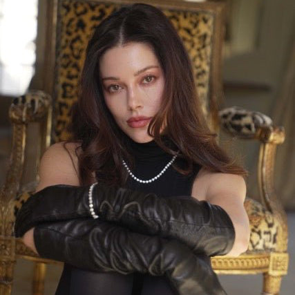 Frosted Teardrop Necklace by Jourdan Sloane by Natkina