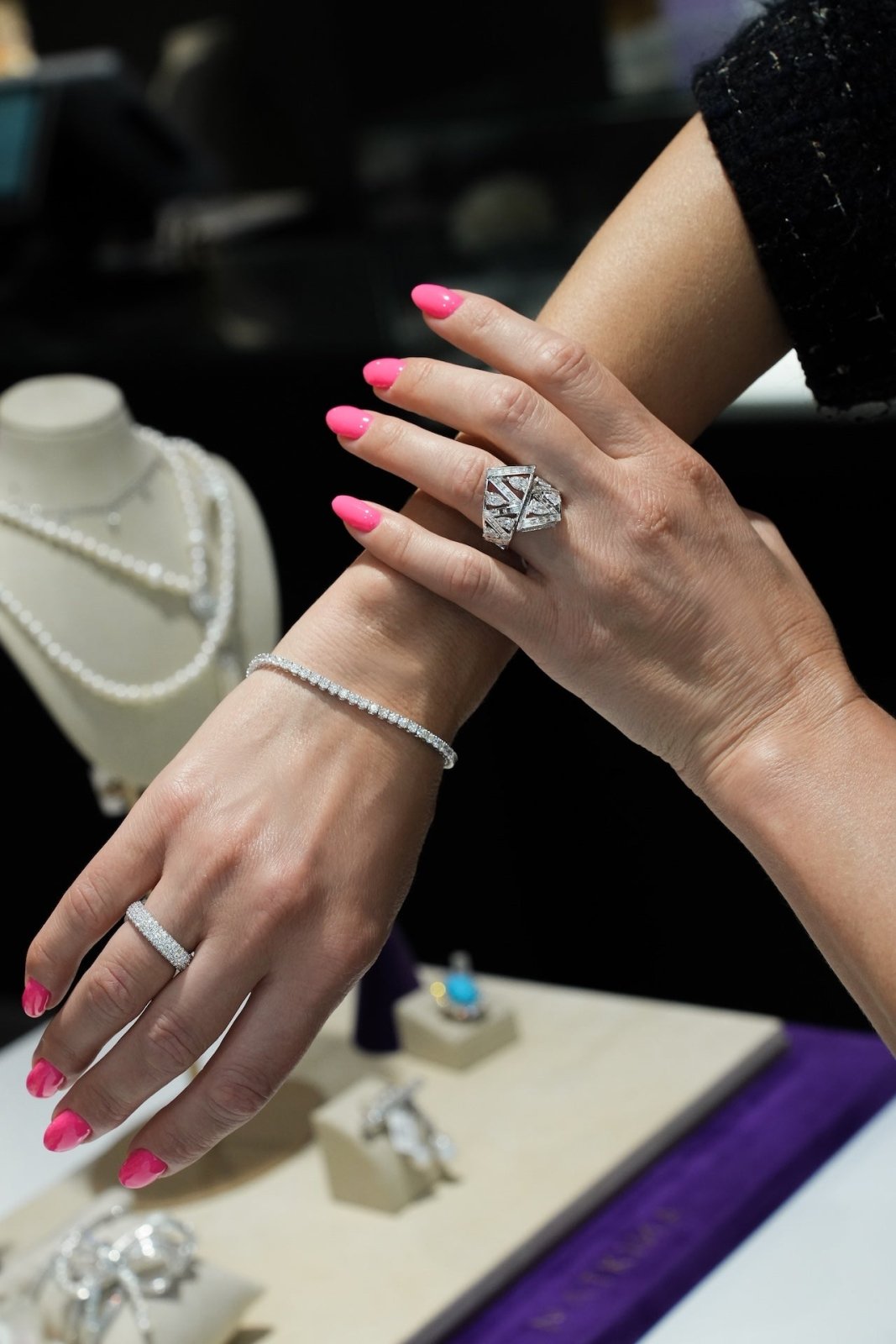 Geometry Diamond 18K White Gold Exclusive Ring by Natkina