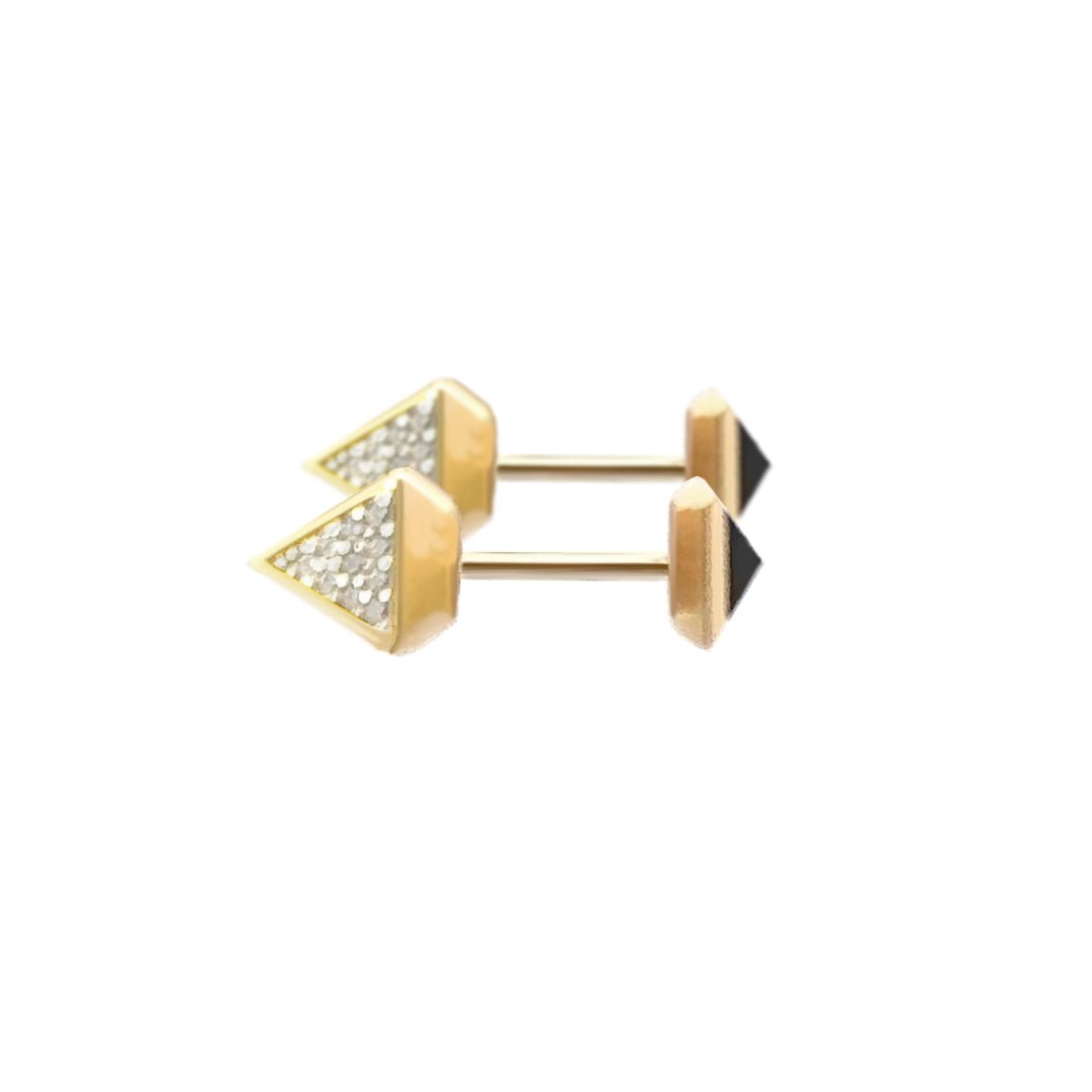 Geometry Minimalistic Stud Earrings by Natkina