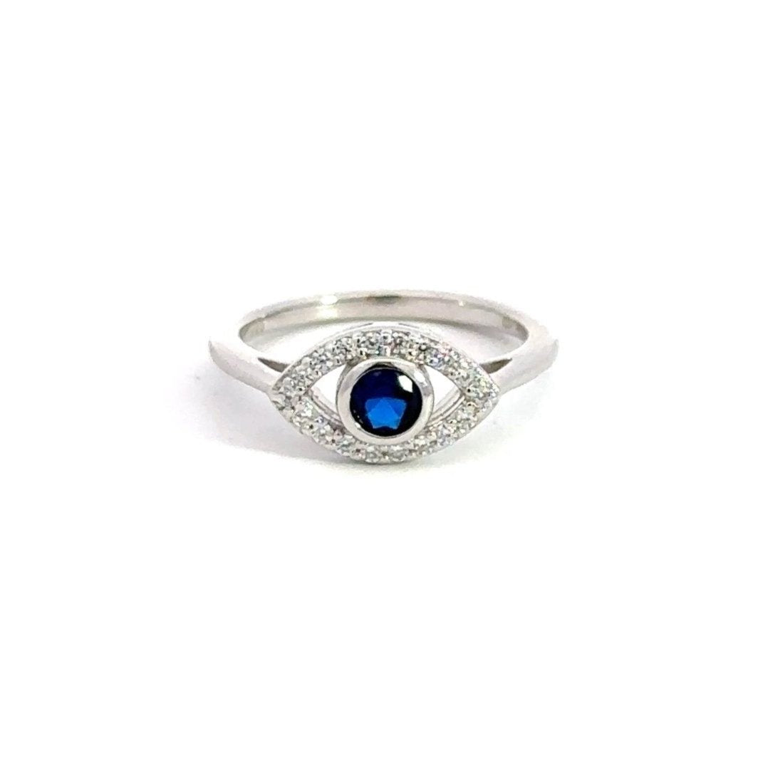 Golden Guardian Ring Evil Eye Collection by Natkina by Natkina