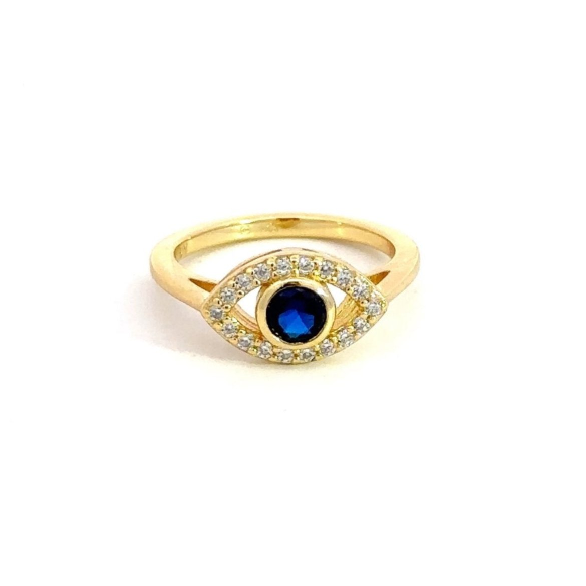 Golden Guardian Ring Evil Eye Collection by Natkina by Natkina