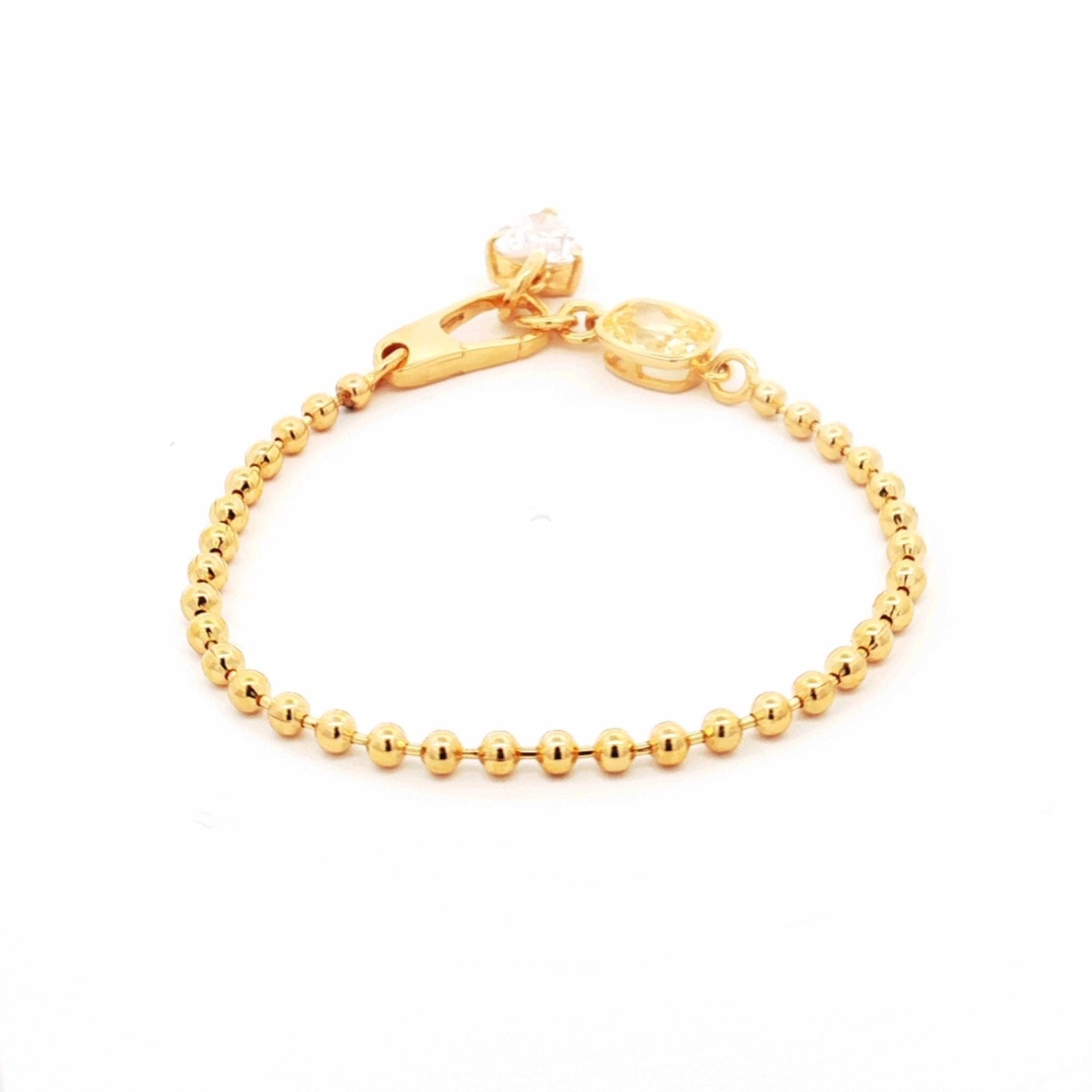 Golden Heart Bracelet by Natkina