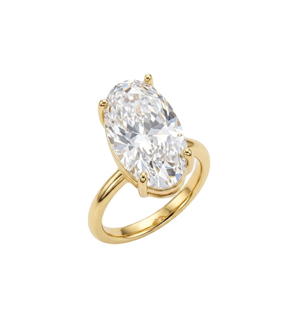 Hailey Bieber Inspired Engagement Ring by Natkina