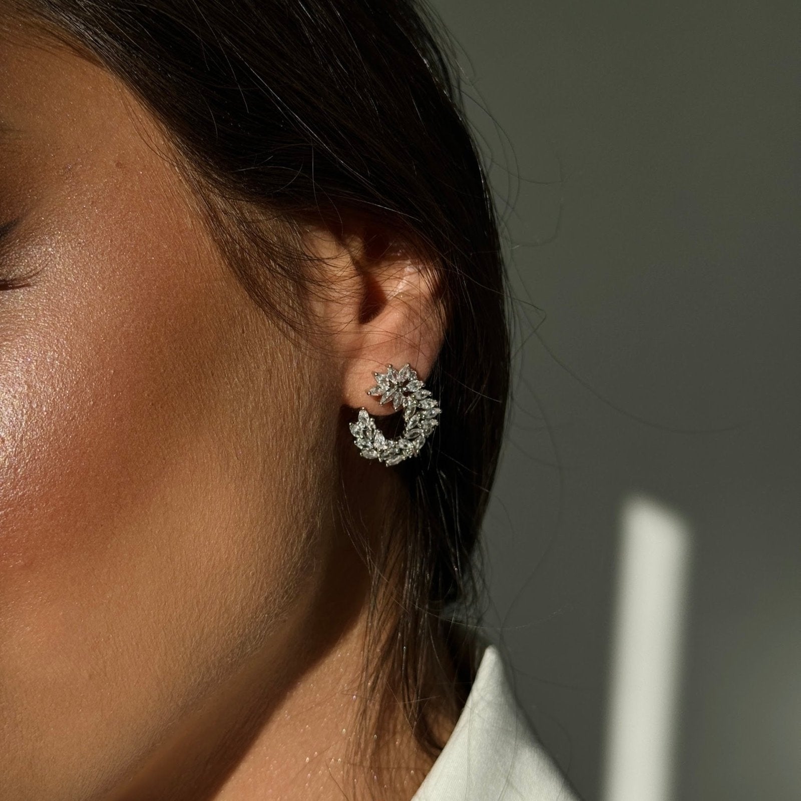 Half Luna Style Earrings by Natkina