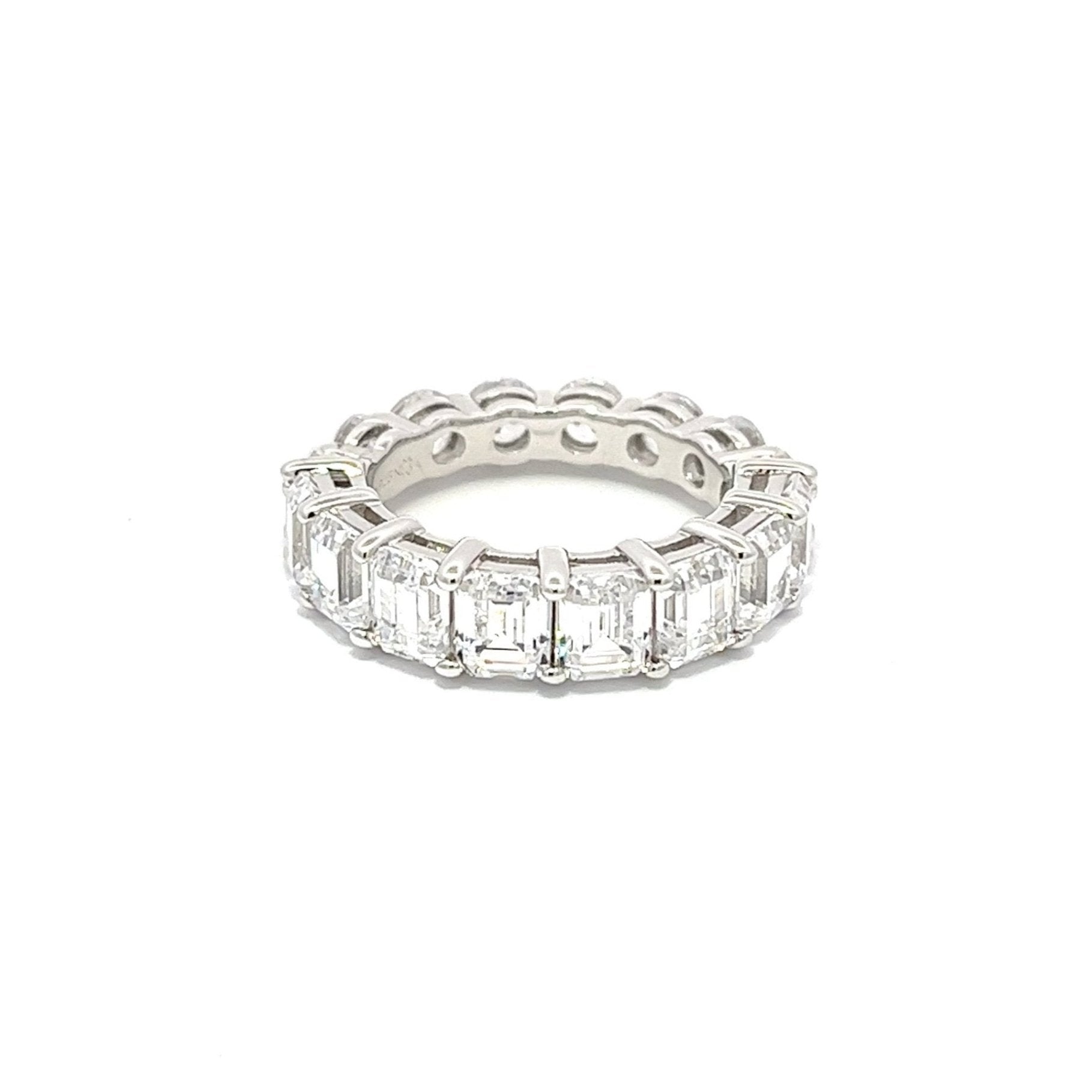 Half/Half Fashion Band Silver Ring by Natkina