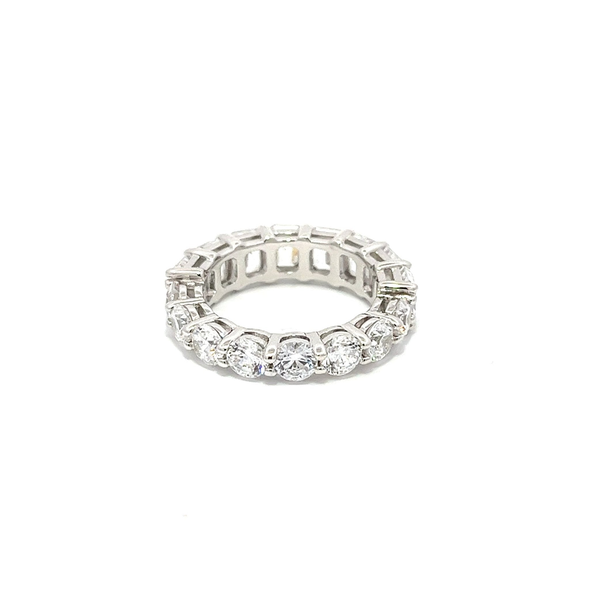 Half/Half Fashion Band Silver Ring by Natkina