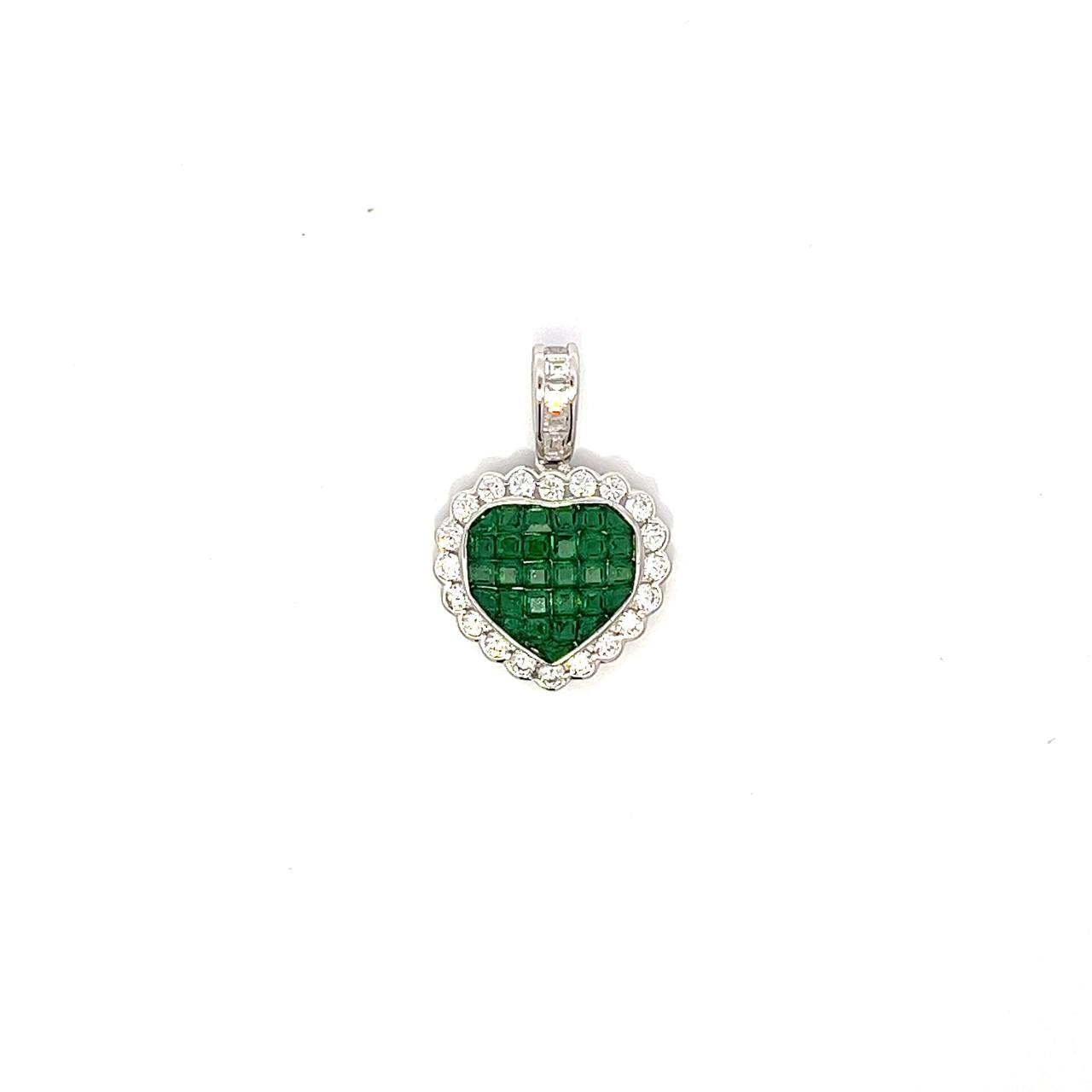 Heart by Fall In Love Silver Pendant by Natkina