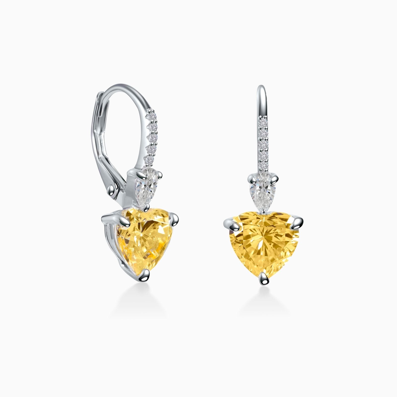 Heart Leverback Earrings by Natkina