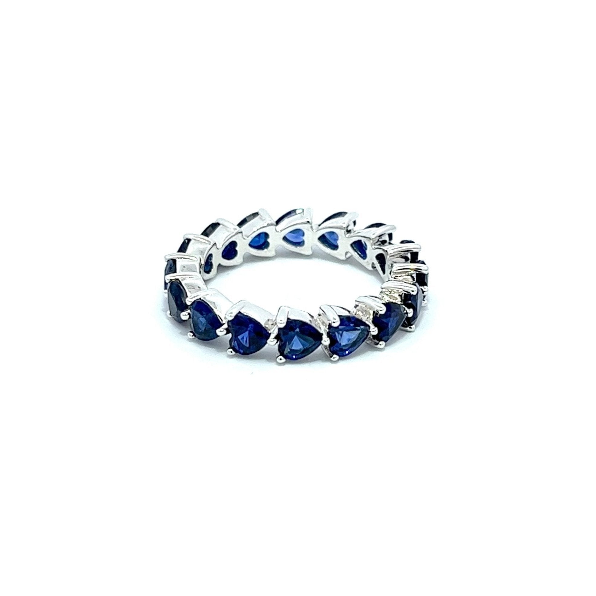 Heart Pattern Silver Ring by Natkina