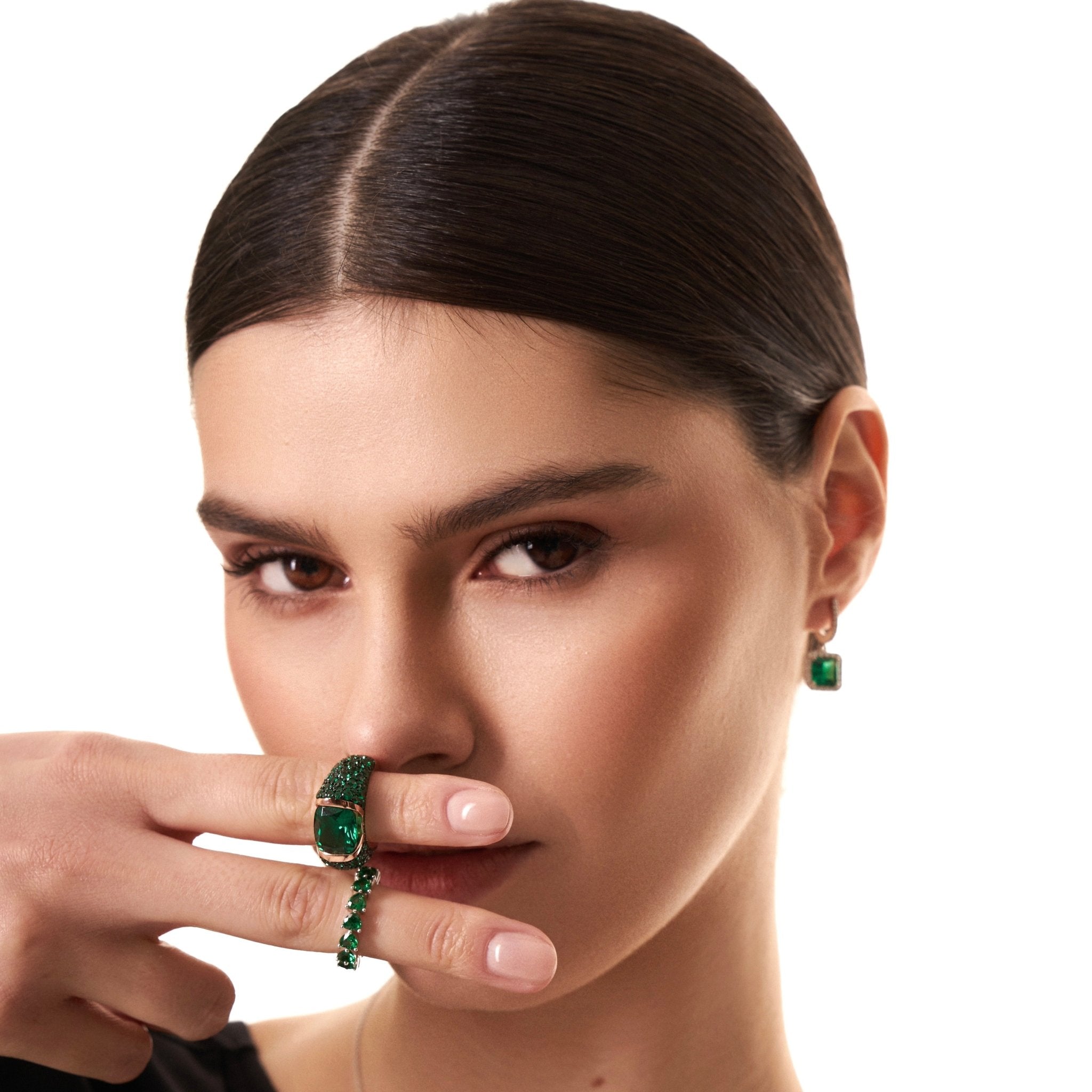 Heart Pattern Silver Ring by Natkina