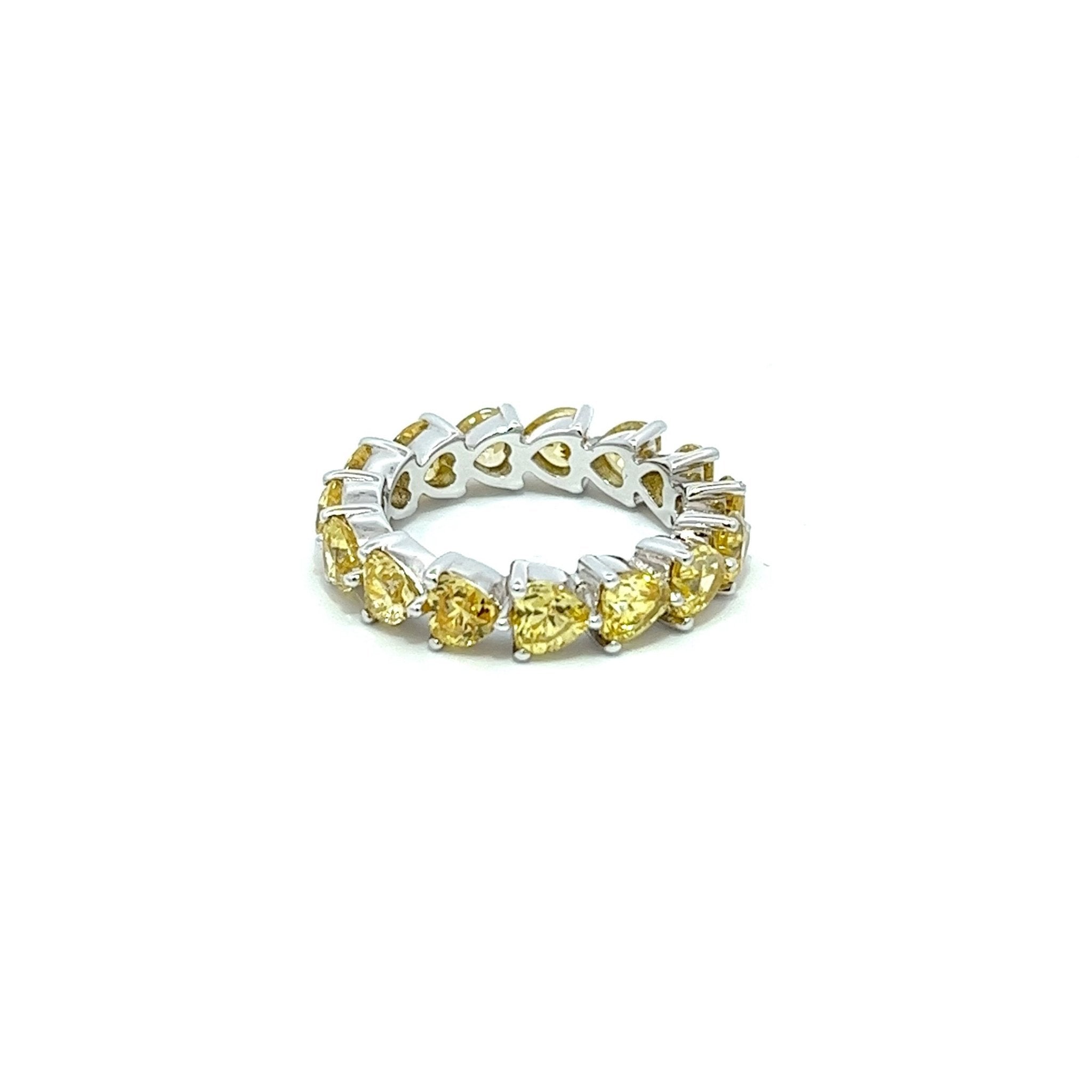 Heart Pattern Silver Ring by Natkina