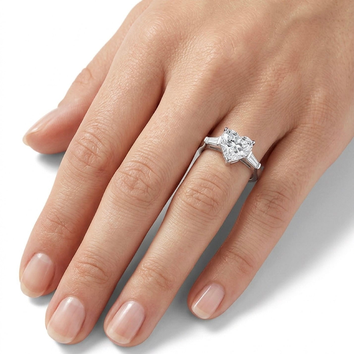 Heart Silver Ring by Natkina