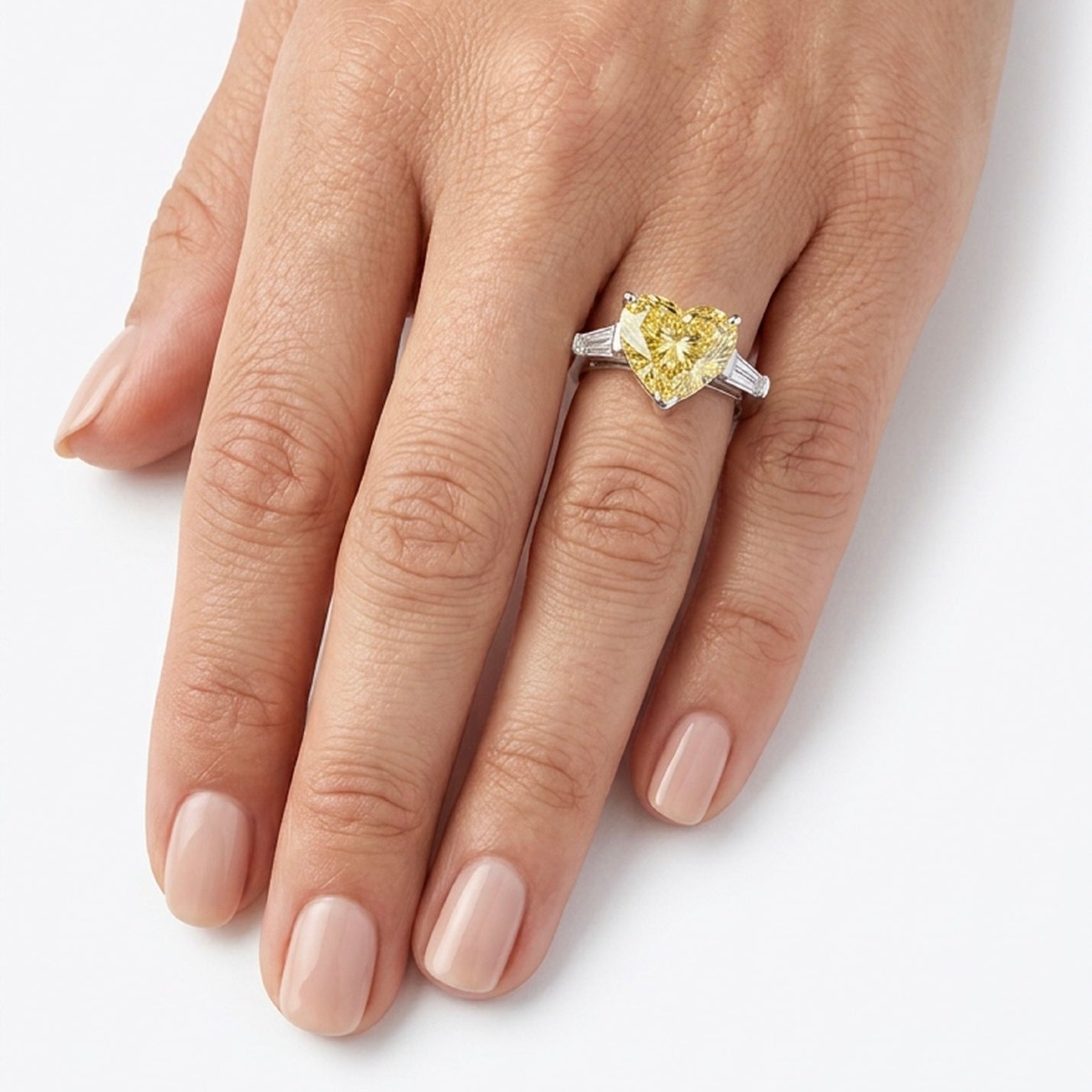 Heart Silver Ring by Natkina