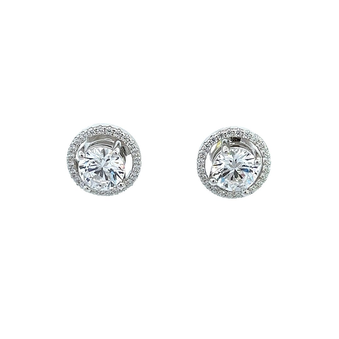 Incredible Round Transformer Silver Earrings by Natkina