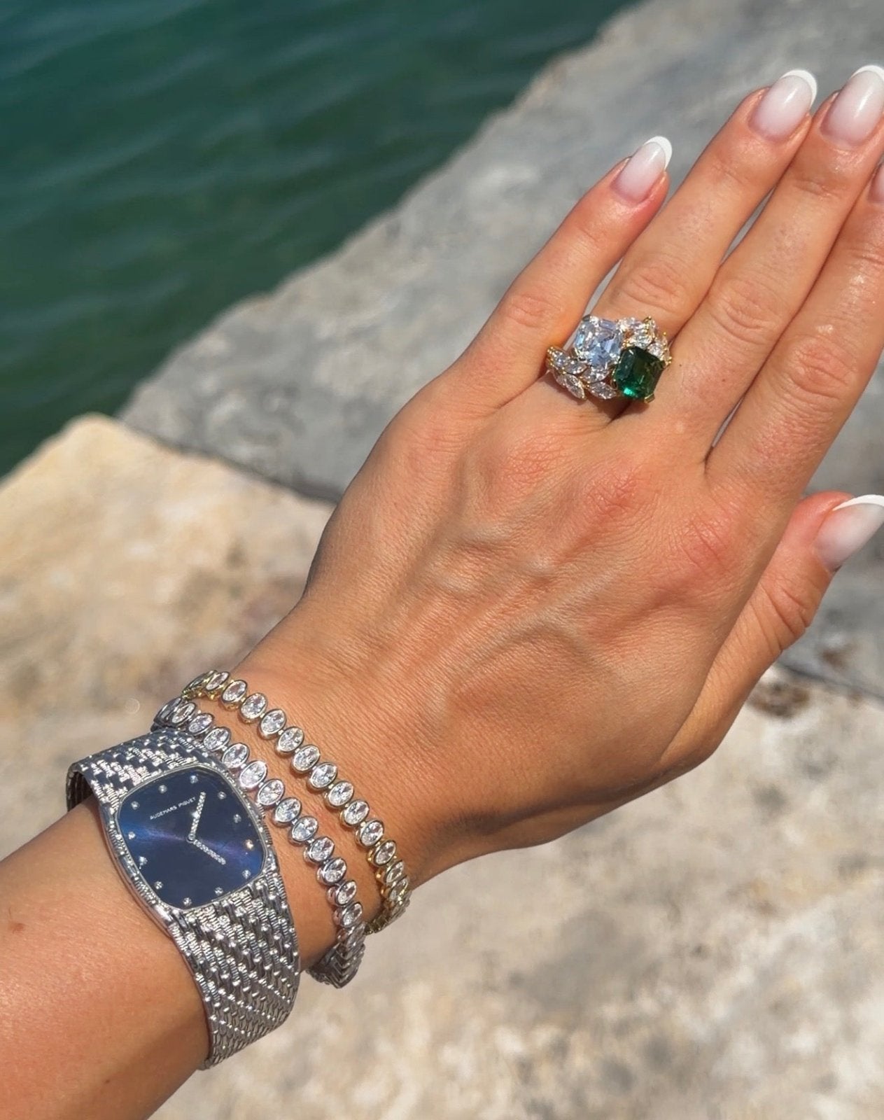 Jackie Kennedy Inspired Engagement Ring by Natkina