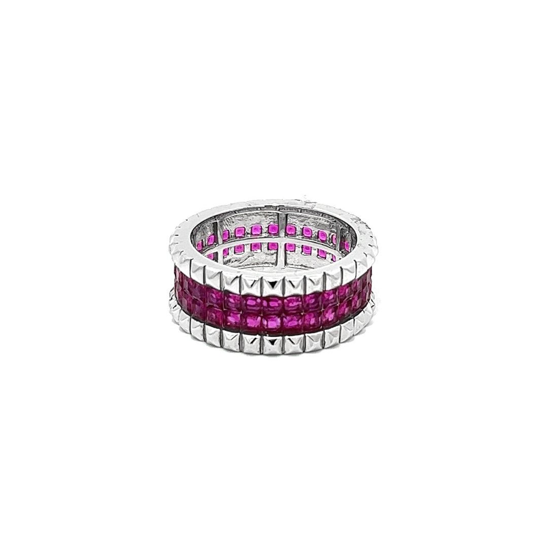 Je t'aime by Fall In Love Silver Ring by Natkina