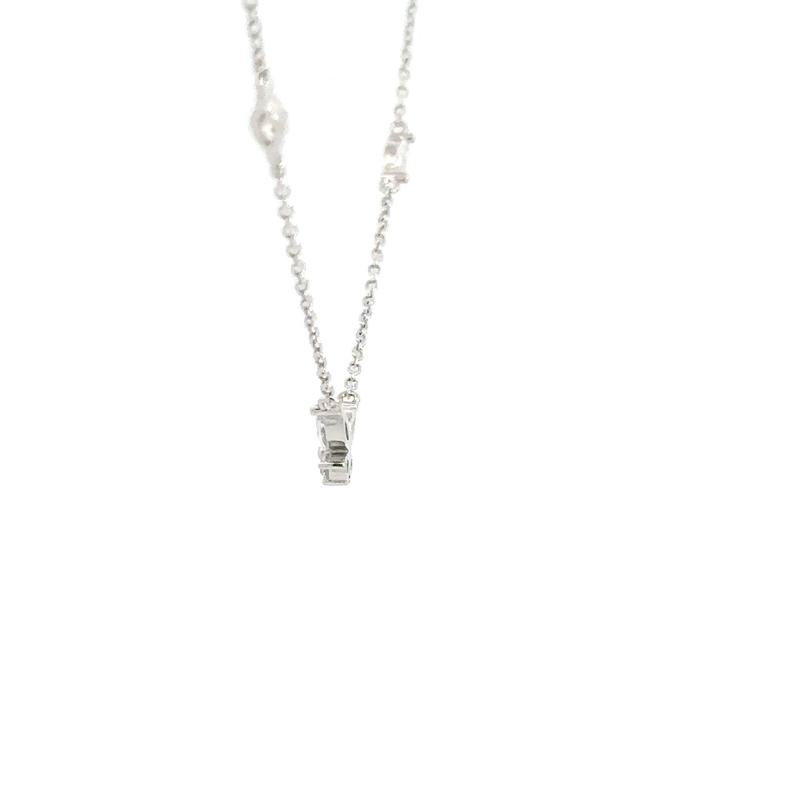 Light Butterfly Silver Necklace by Natkina