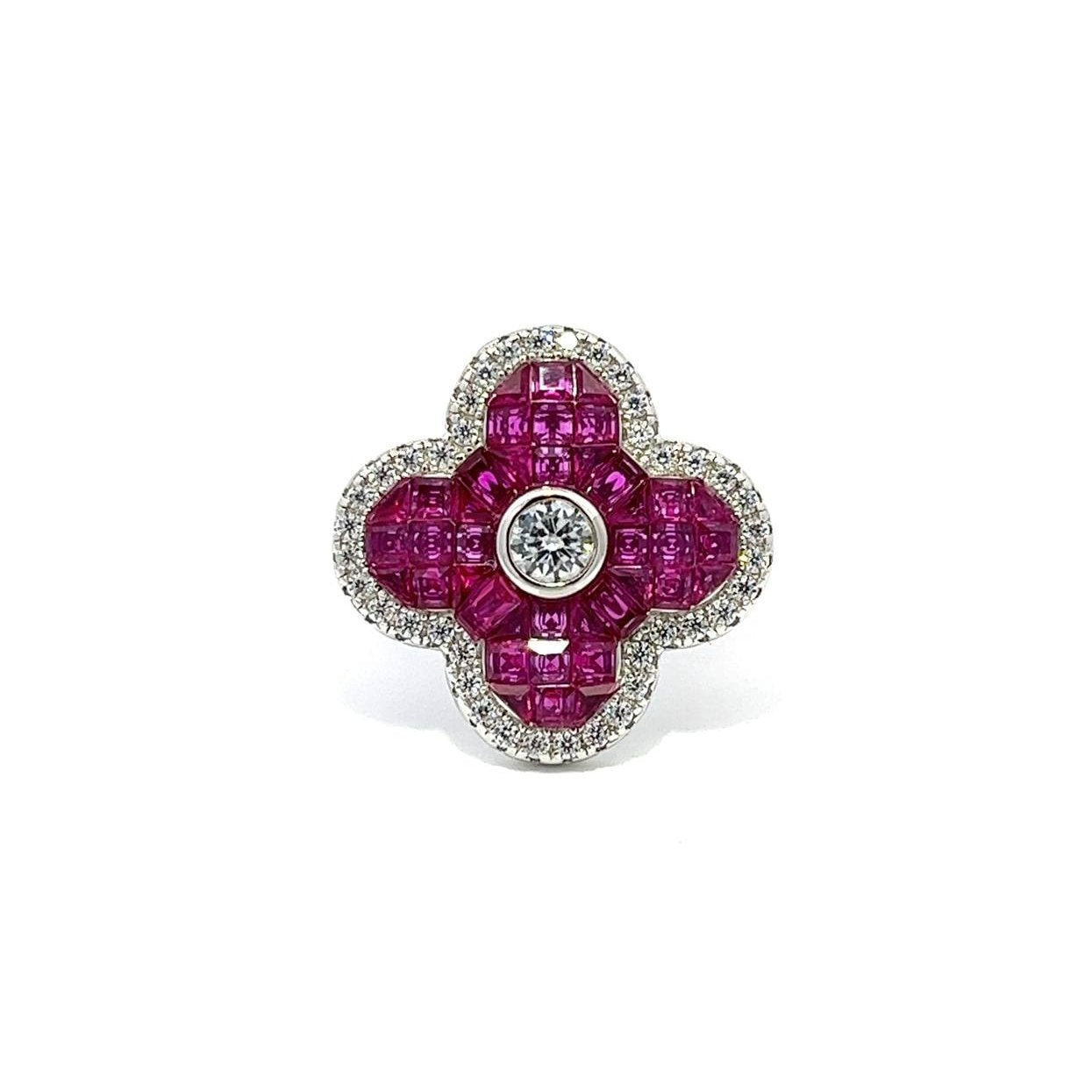 Lucky Fall In Love Silver Ring by Natkina