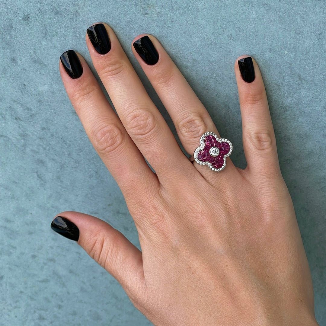 Lucky Fall In Love Silver Ring by Natkina
