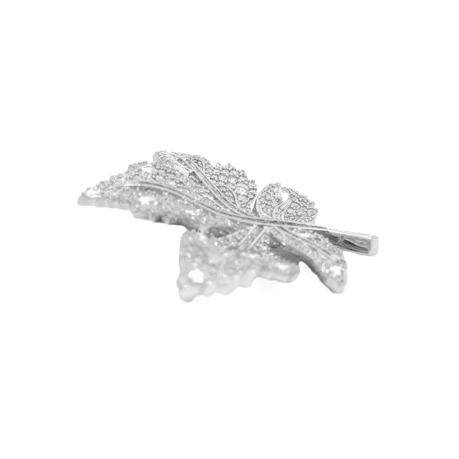 Lucky Leaf Silver Brooch by Natkina