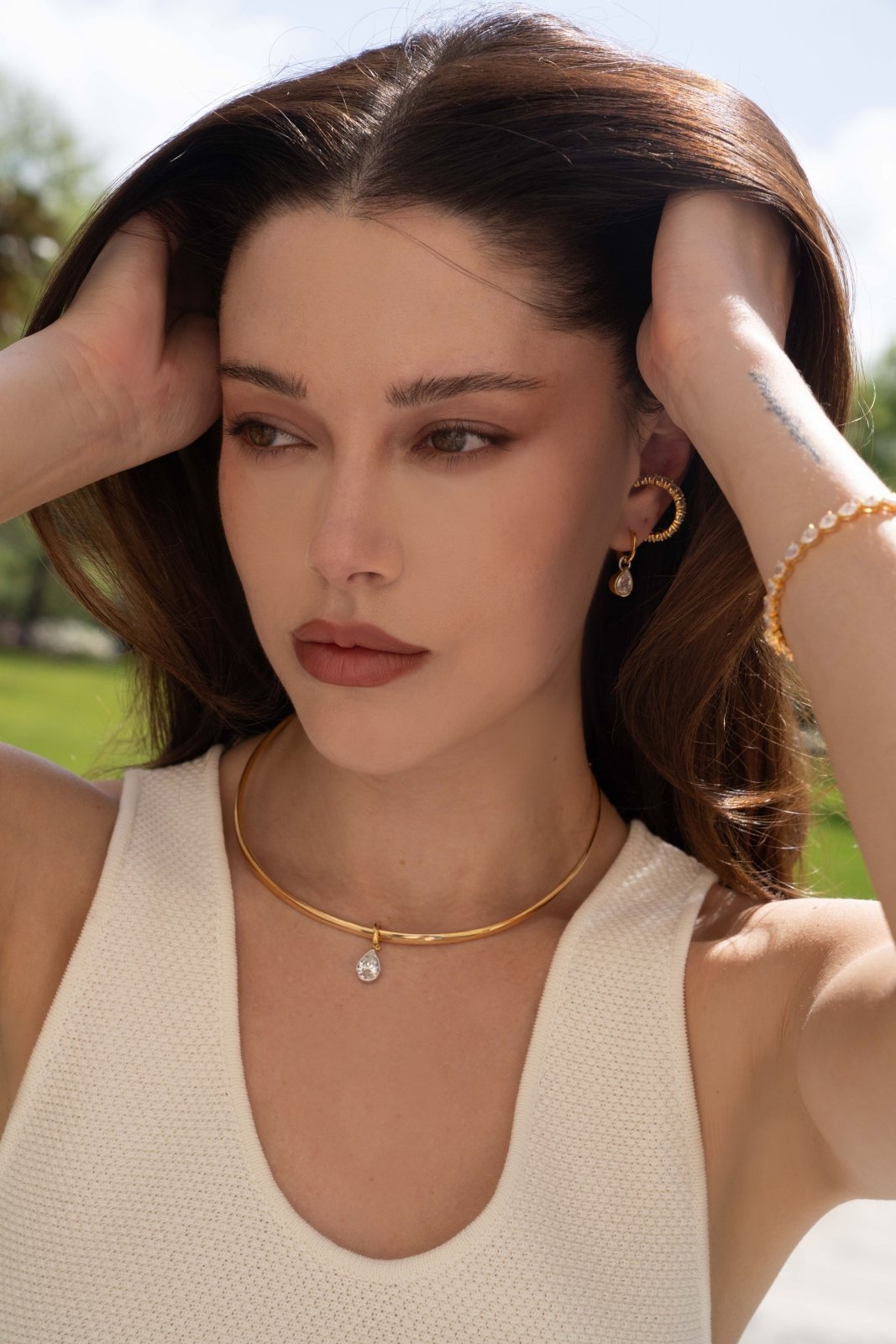 Luna Glow Necklace by Jourdan Sloane by Natkina