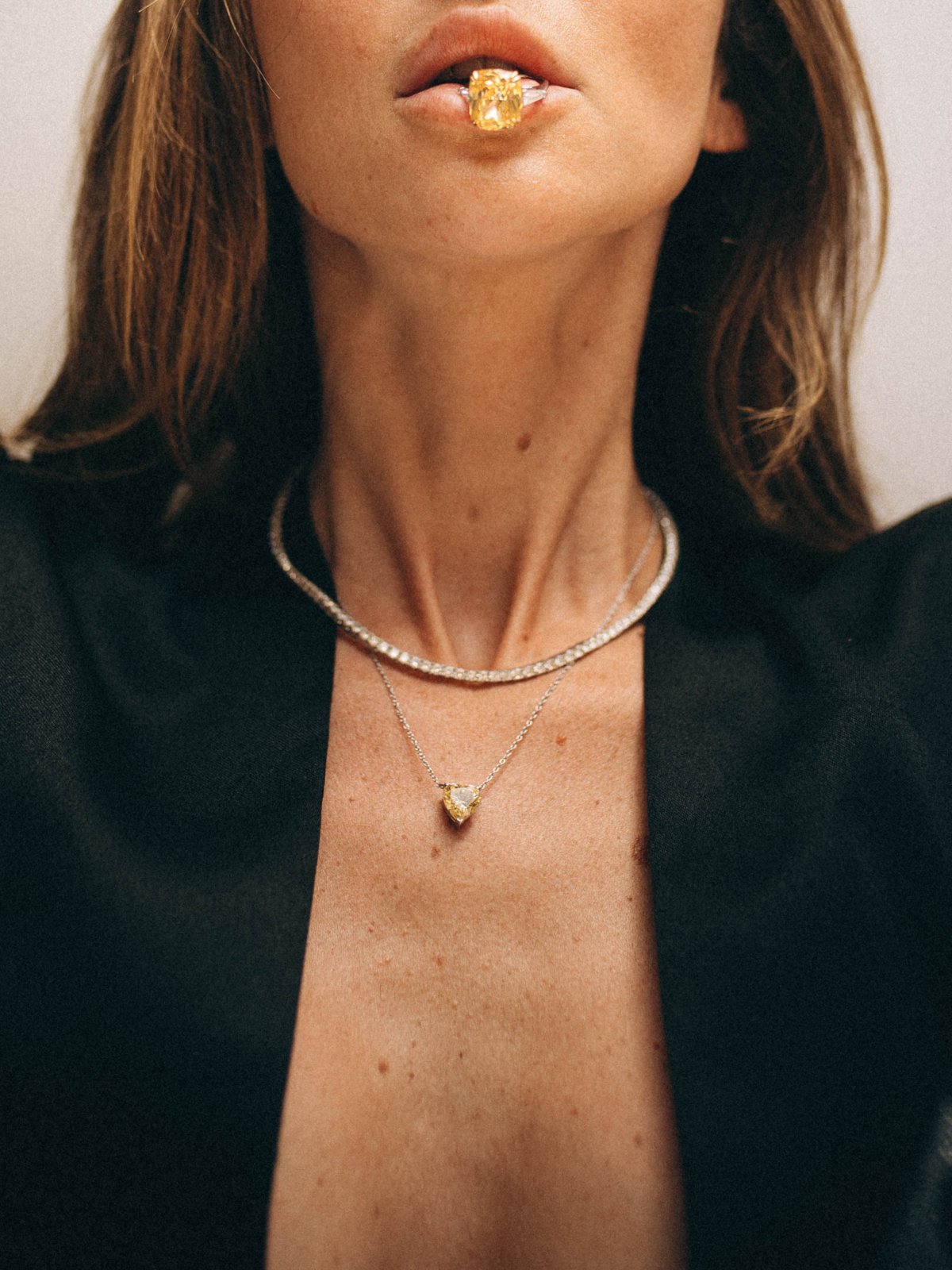 Luxe Yellow Diamond Ring by Natkina