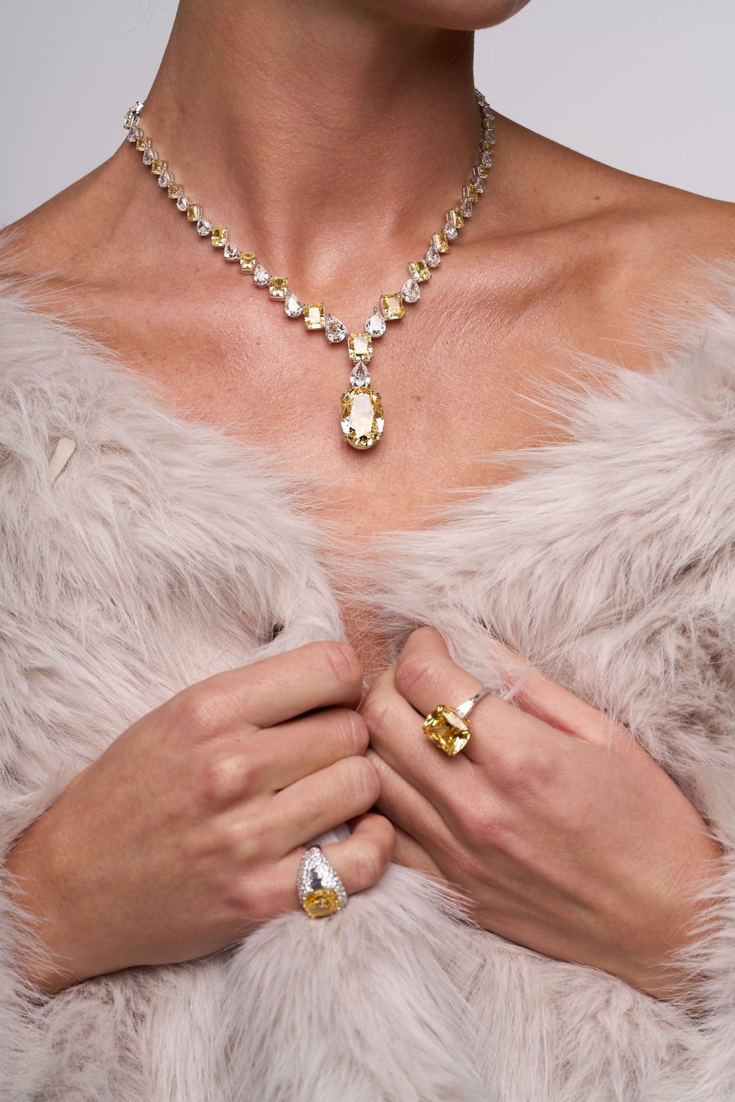 Luxe Yellow Diamond Ring by Natkina