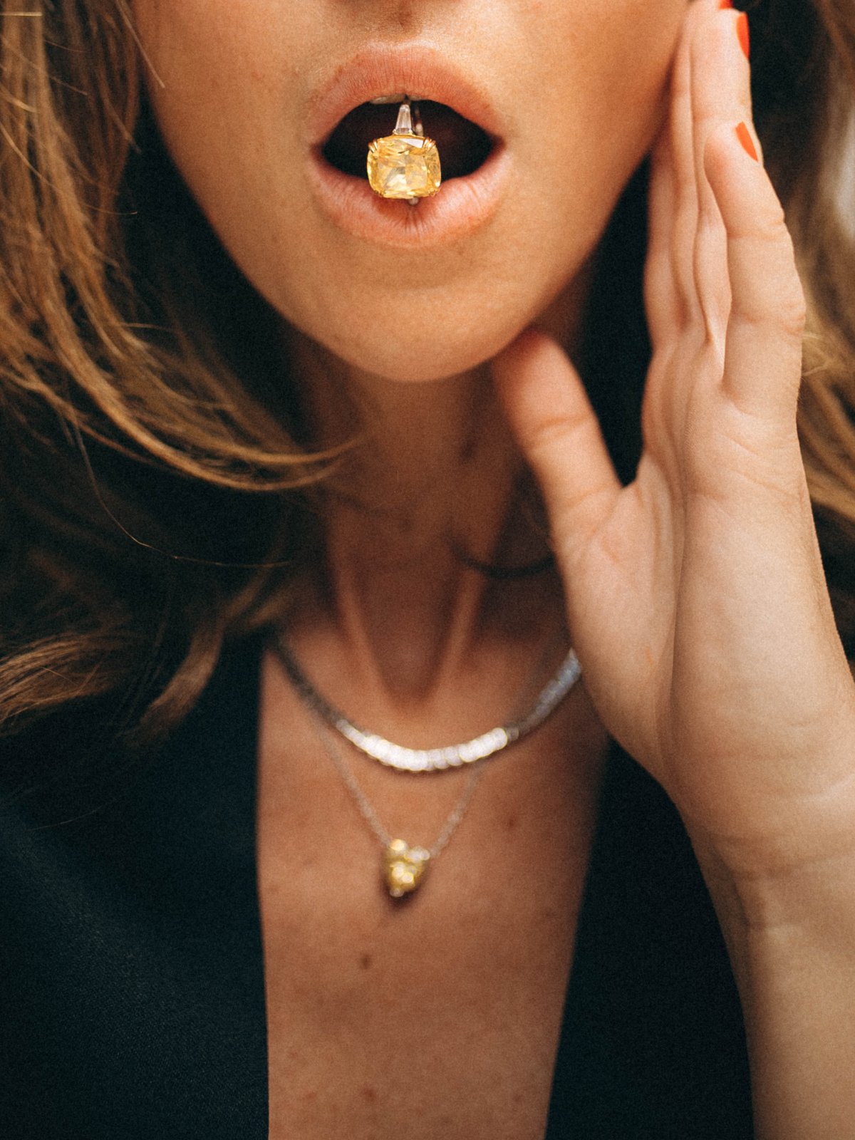 Luxe Yellow Diamond Ring by Natkina