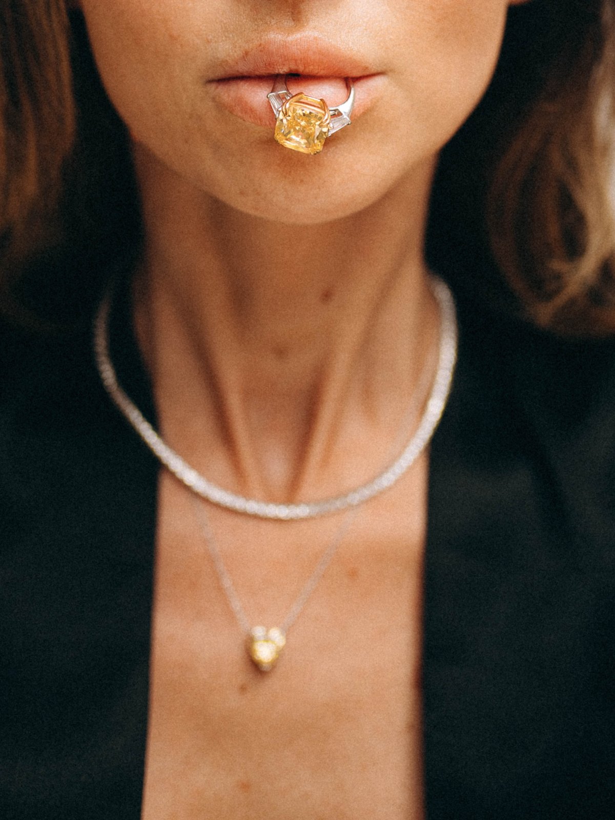 Luxe Yellow Diamond Ring by Natkina