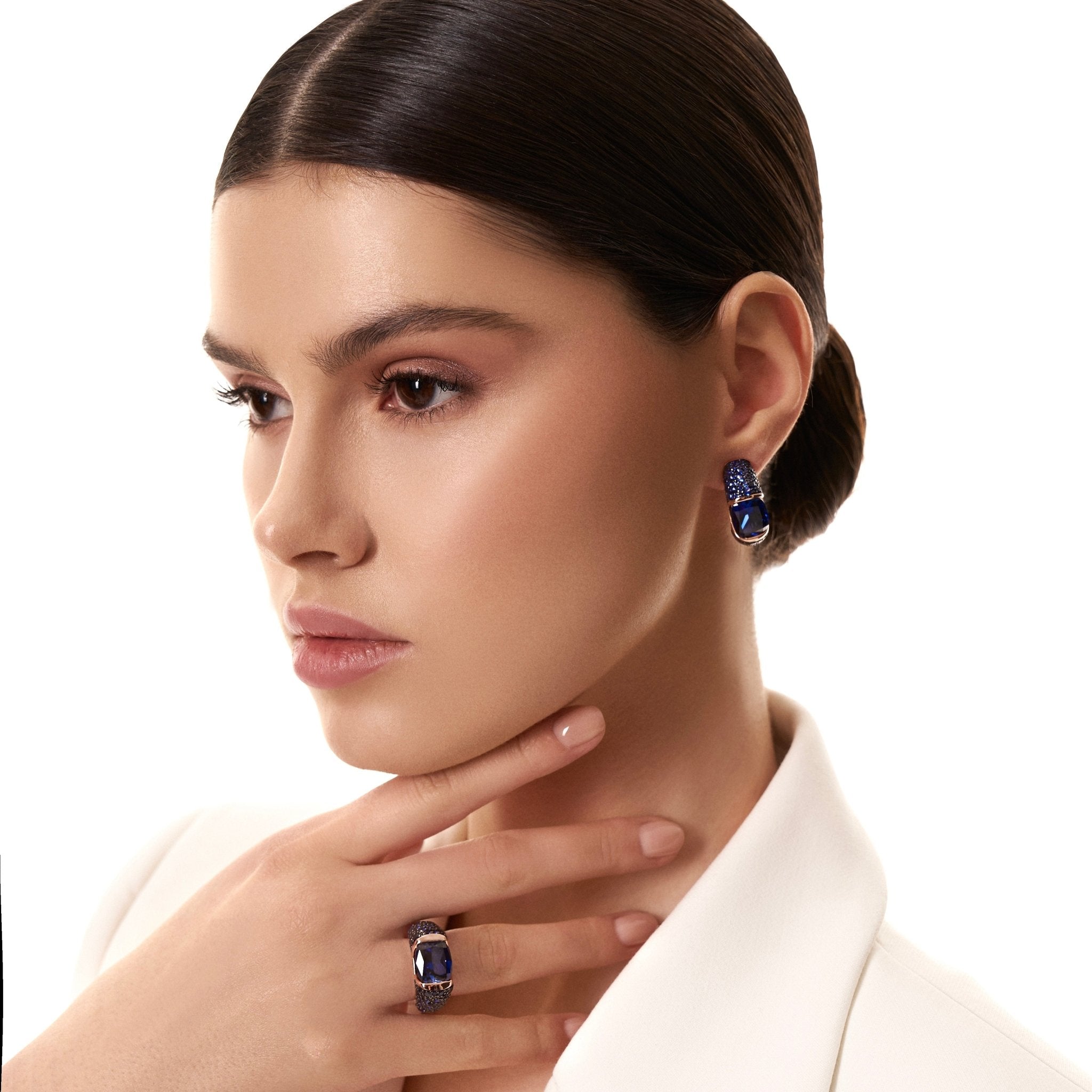 Memorable CZ Silver Earrings by Natkina