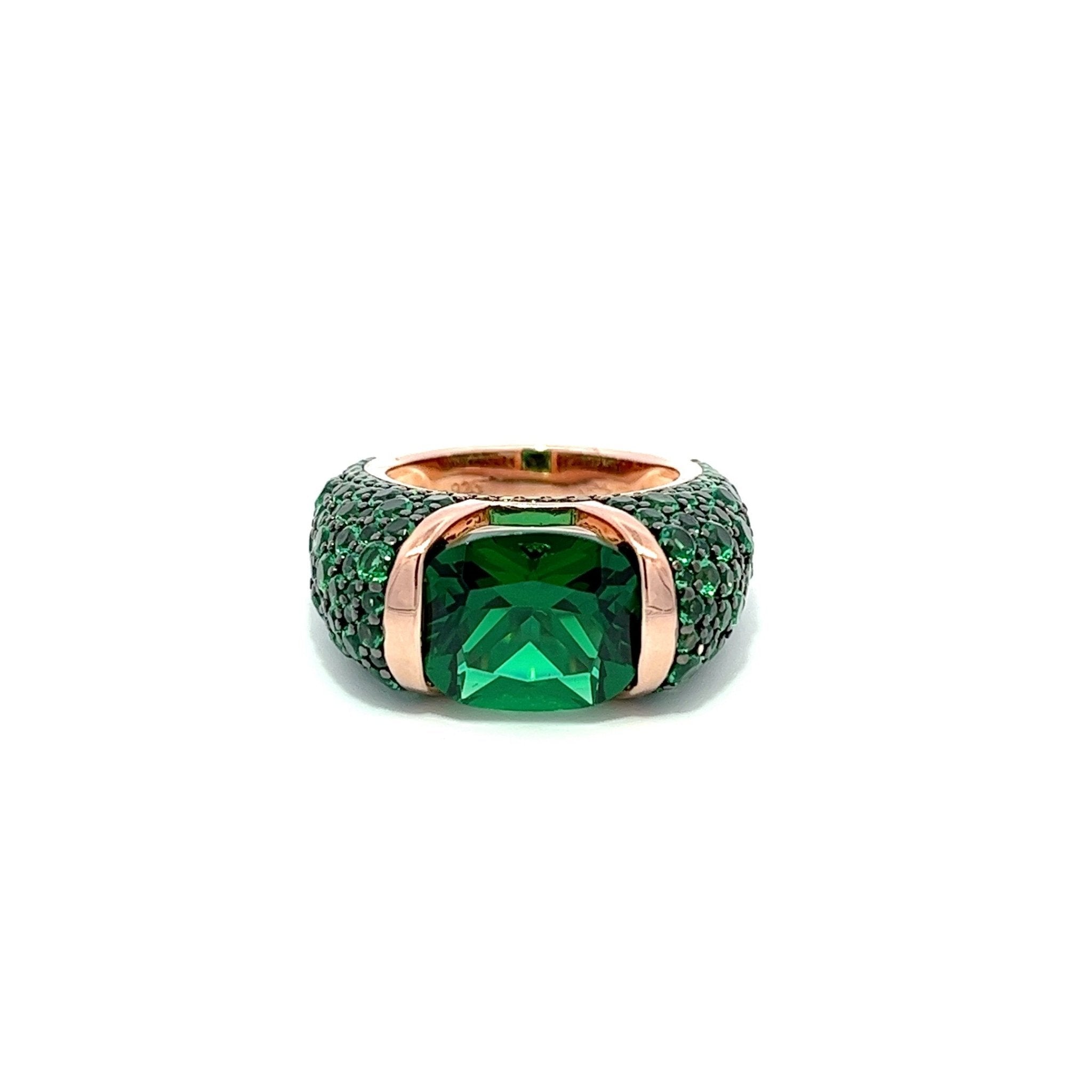 Memorable CZ Silver Ring by Natkina