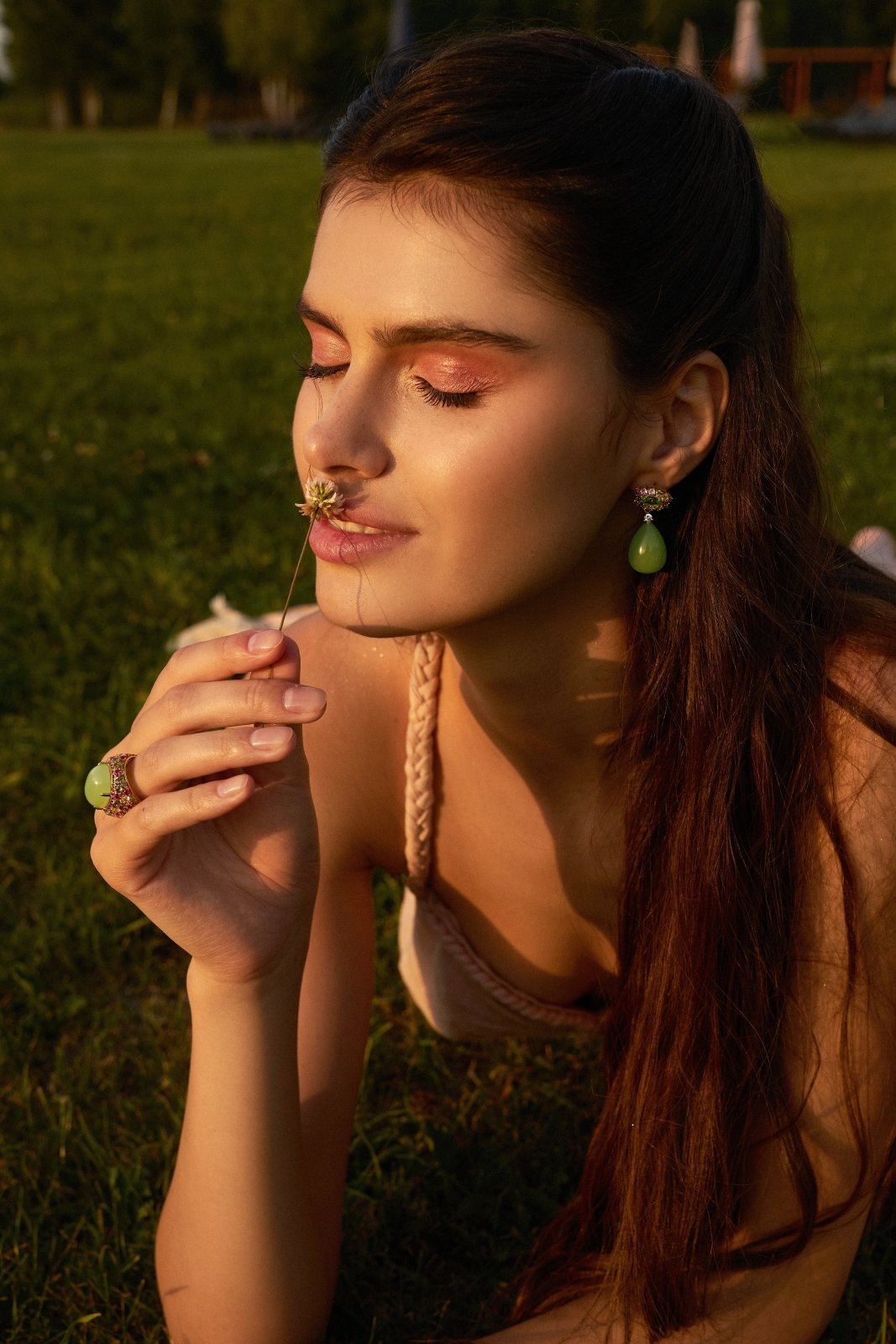 Milky Elegance Earrings by Natkina