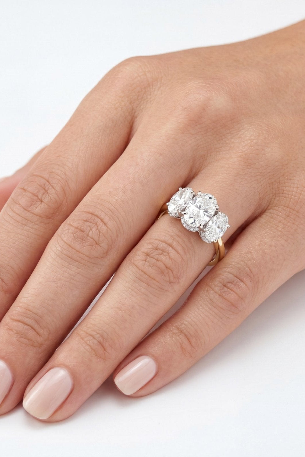 Oval Trilogy Ring by Natkina
