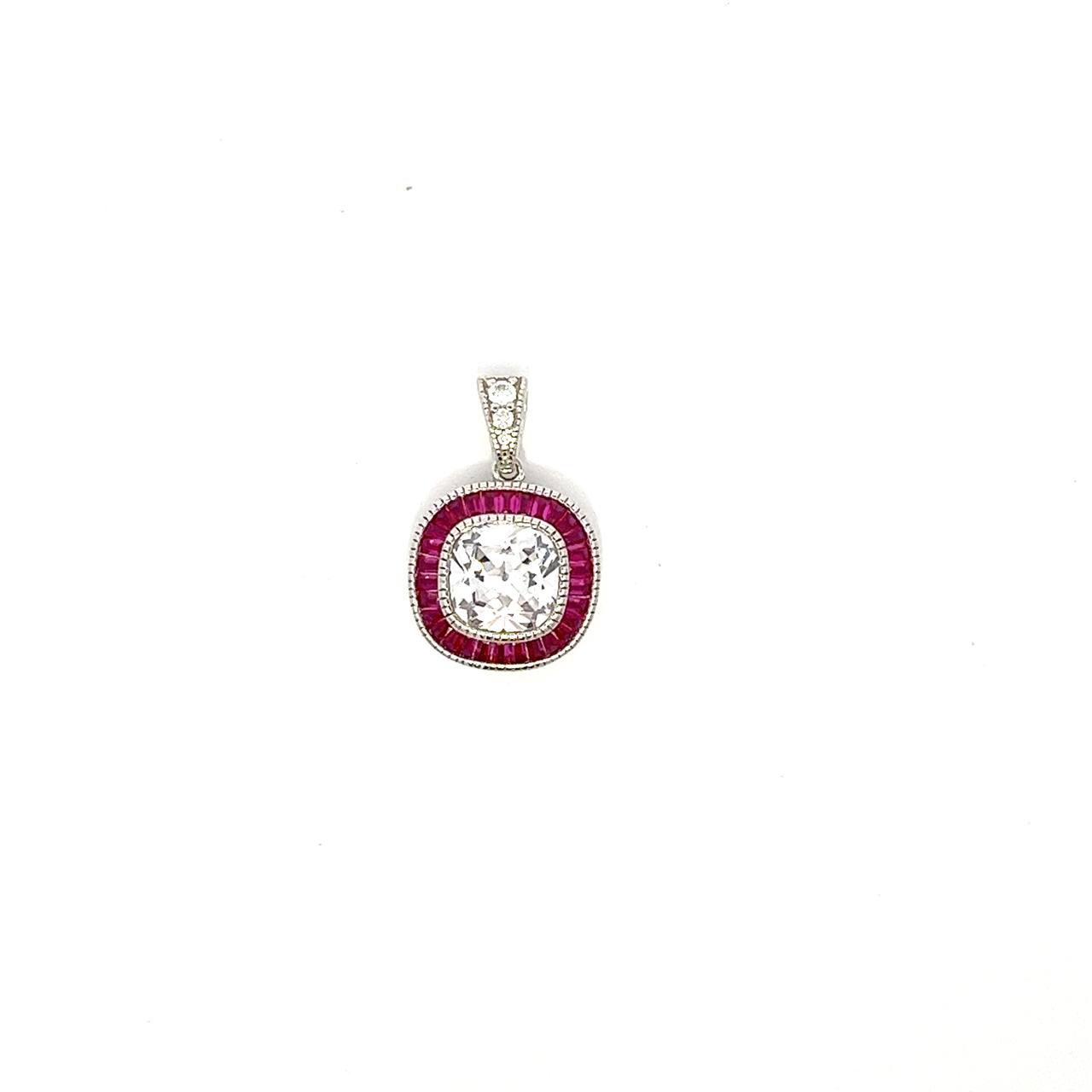 Passion by Fall In Love Silver Pendant by Natkina